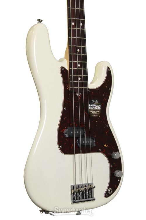 Fender American Standard Precision Bass - Olympic White, Rosewood  Fingerboard