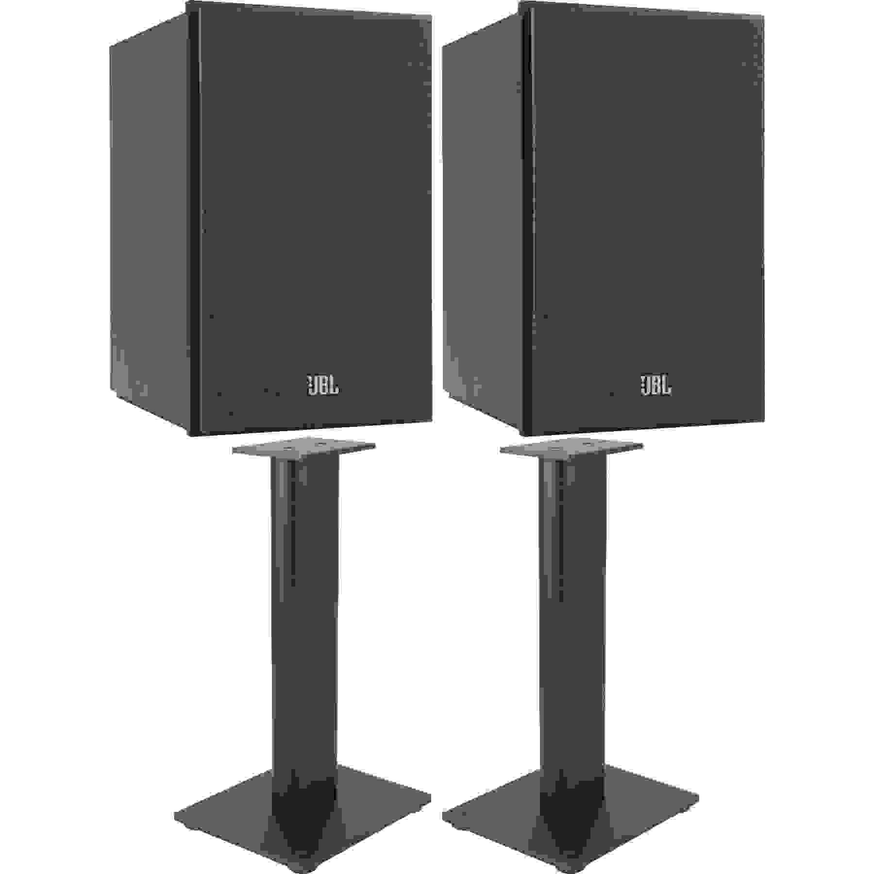 JBL Stage 250B 5.25-inch Bookshelf Loudspeaker Pair with Stands ...