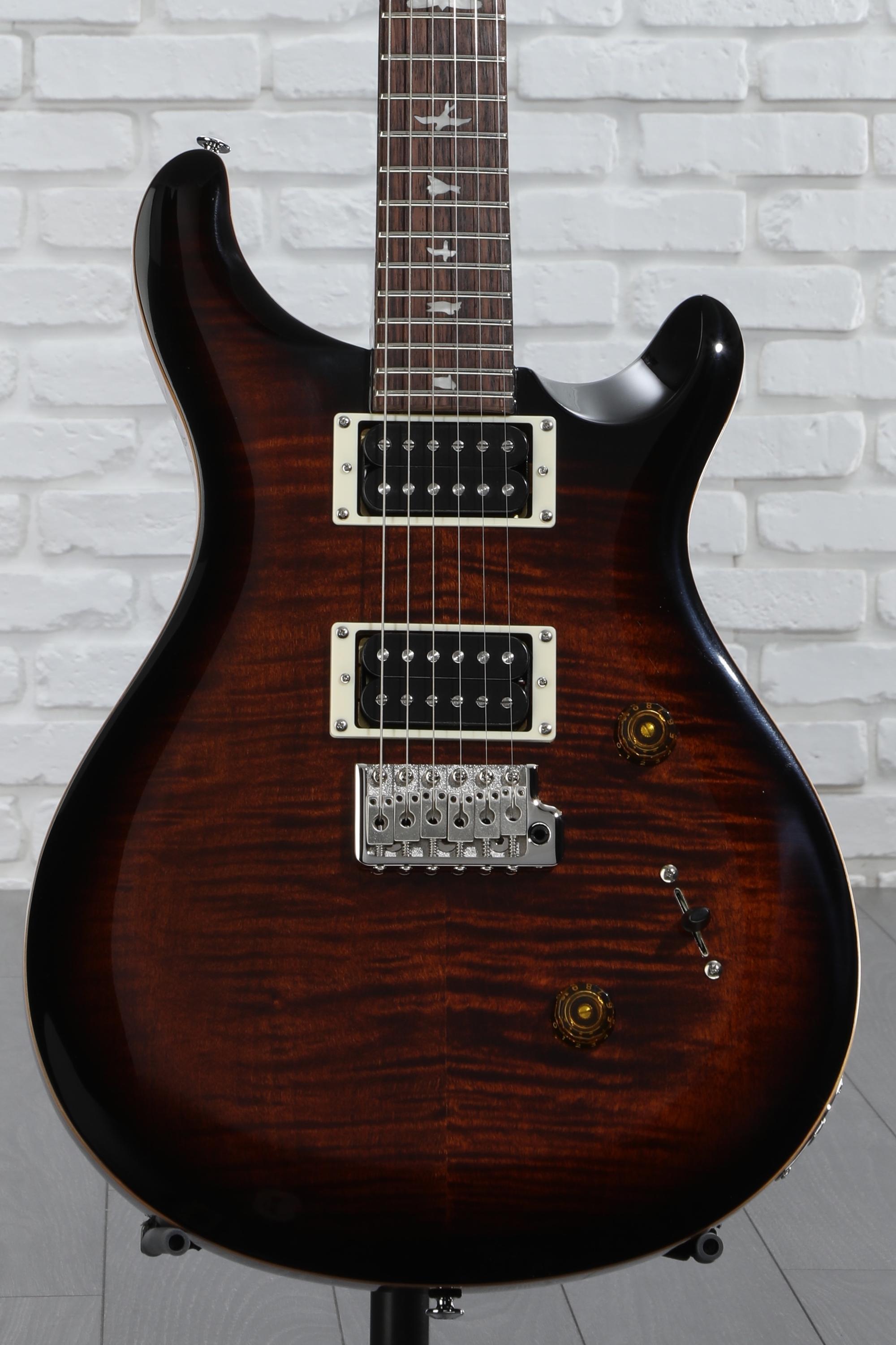 PRS SE Custom 24 Electric Guitar - Black Gold Sunburst