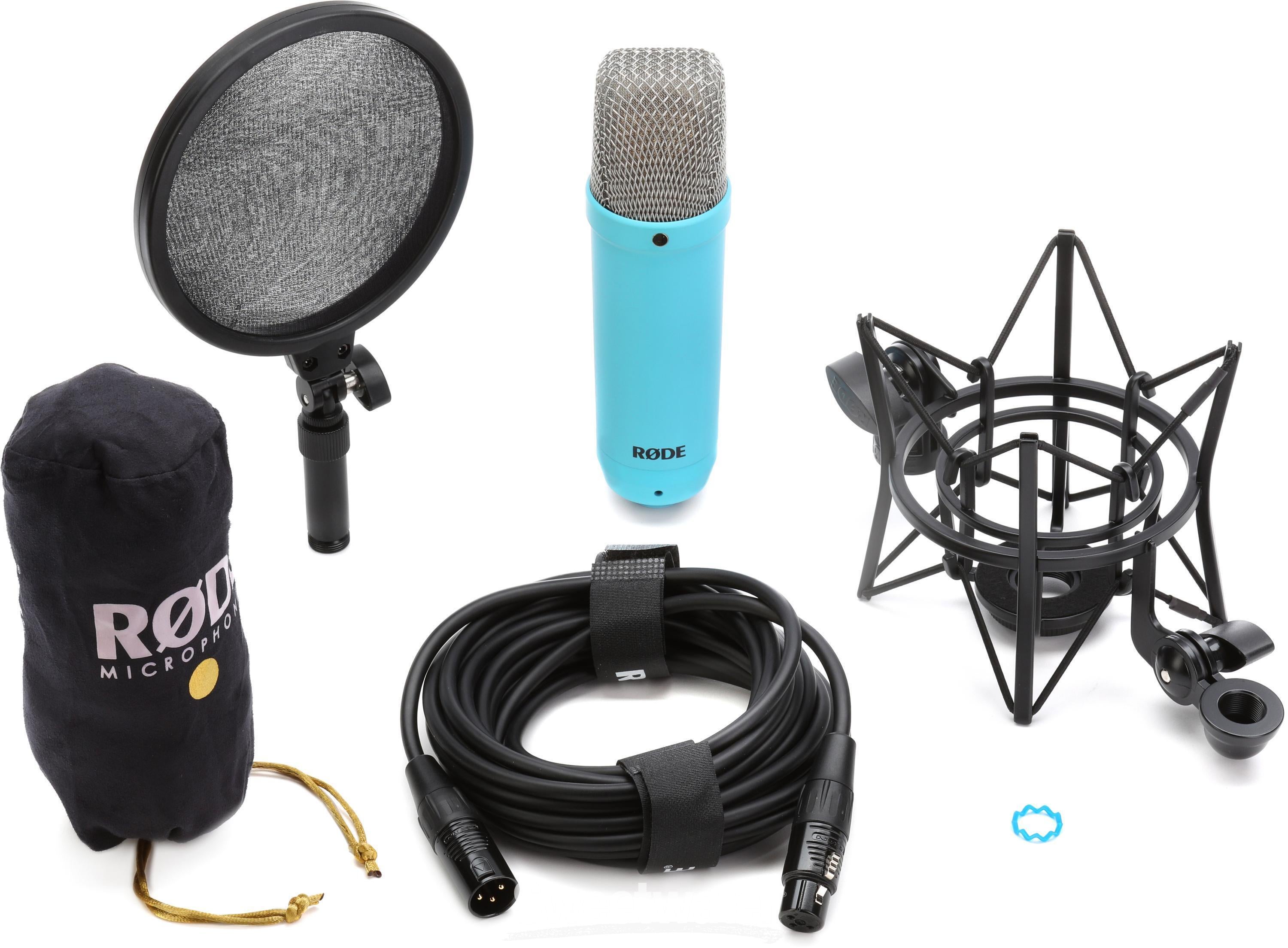 Rode nt1 Cardiod Microphone Kit with high quality Shockmount and Pop Filter