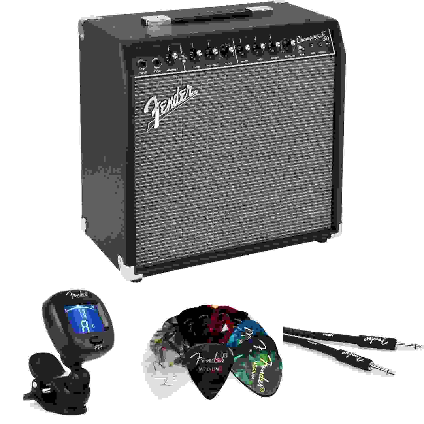 Fender Champion II 50-watt 1 x 12-inch Combo Amplifier Essentials ...