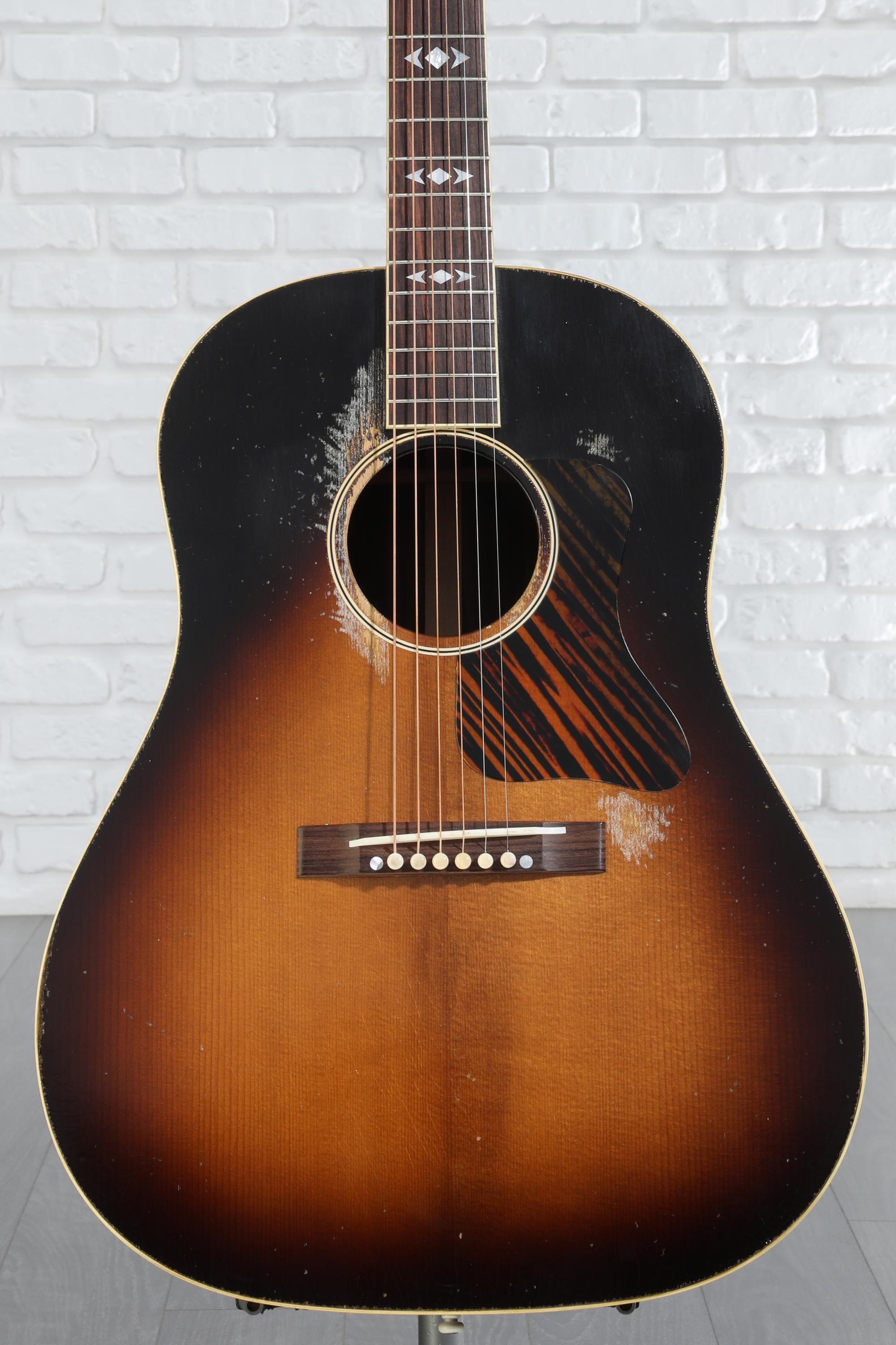 Gibson Acoustic 1936 Advanced Jumbo Acoustic Guitar - Vintage Sunburst, Heavy Aged
