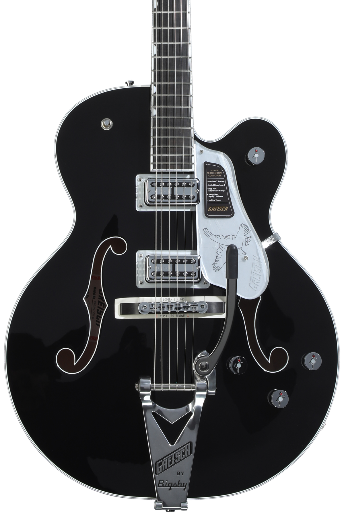 Gretsch Professional Falcon Hollowbody Electric Guitar - Black