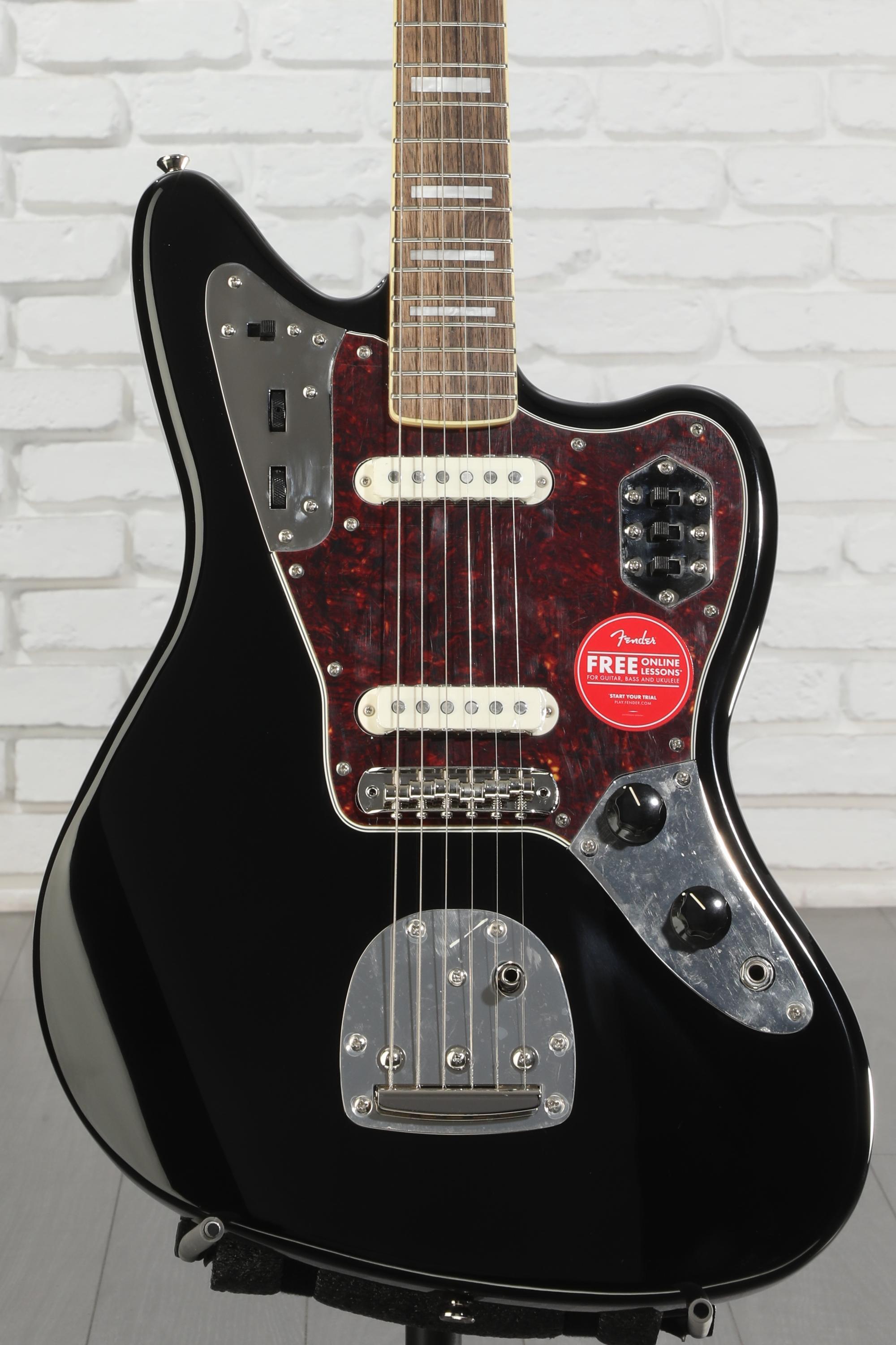 Squier Classic Vibe '70s Jaguar - Black | Sweetwater