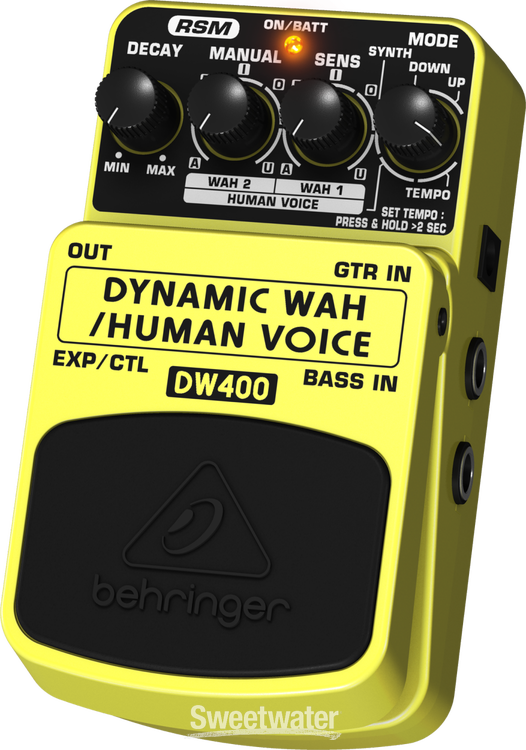 BEHRINGER ダイナミック ワウ /ヒューマンボイス DW400 Behringer Dynamic Wah DW400 | Sweetwater