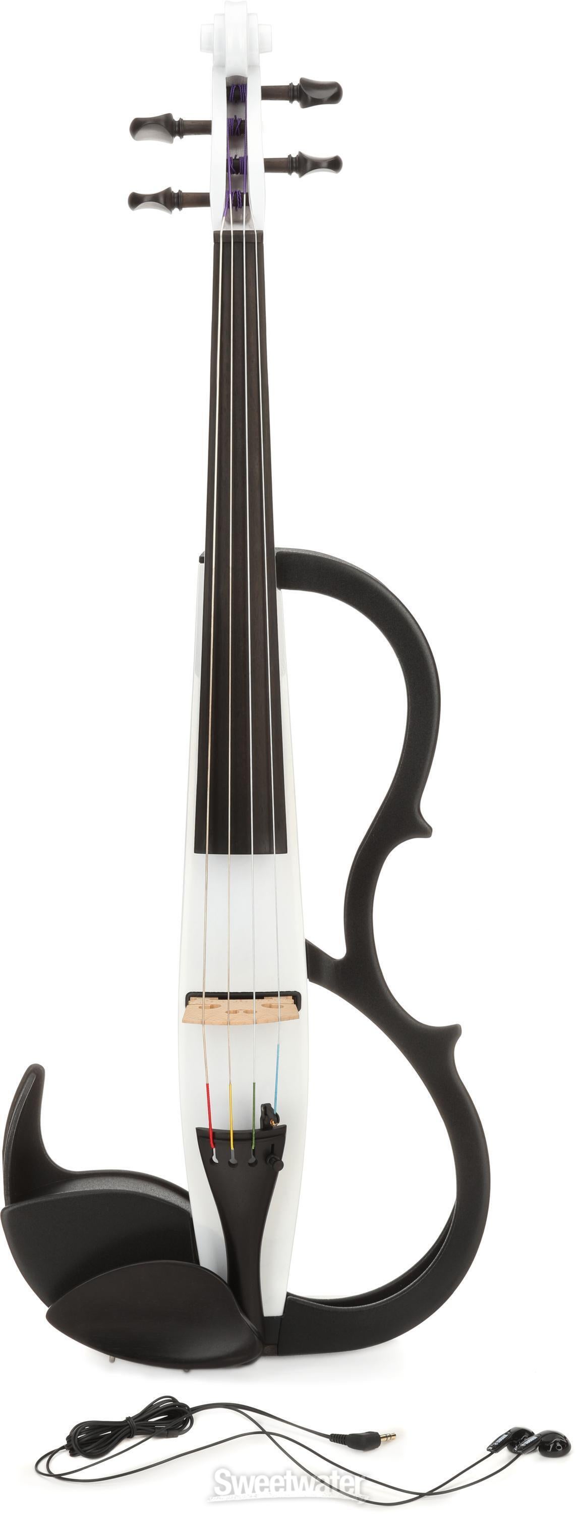 Yamaha Silent Series SVV200 Electric Viola - Pearl White | Sweetwater