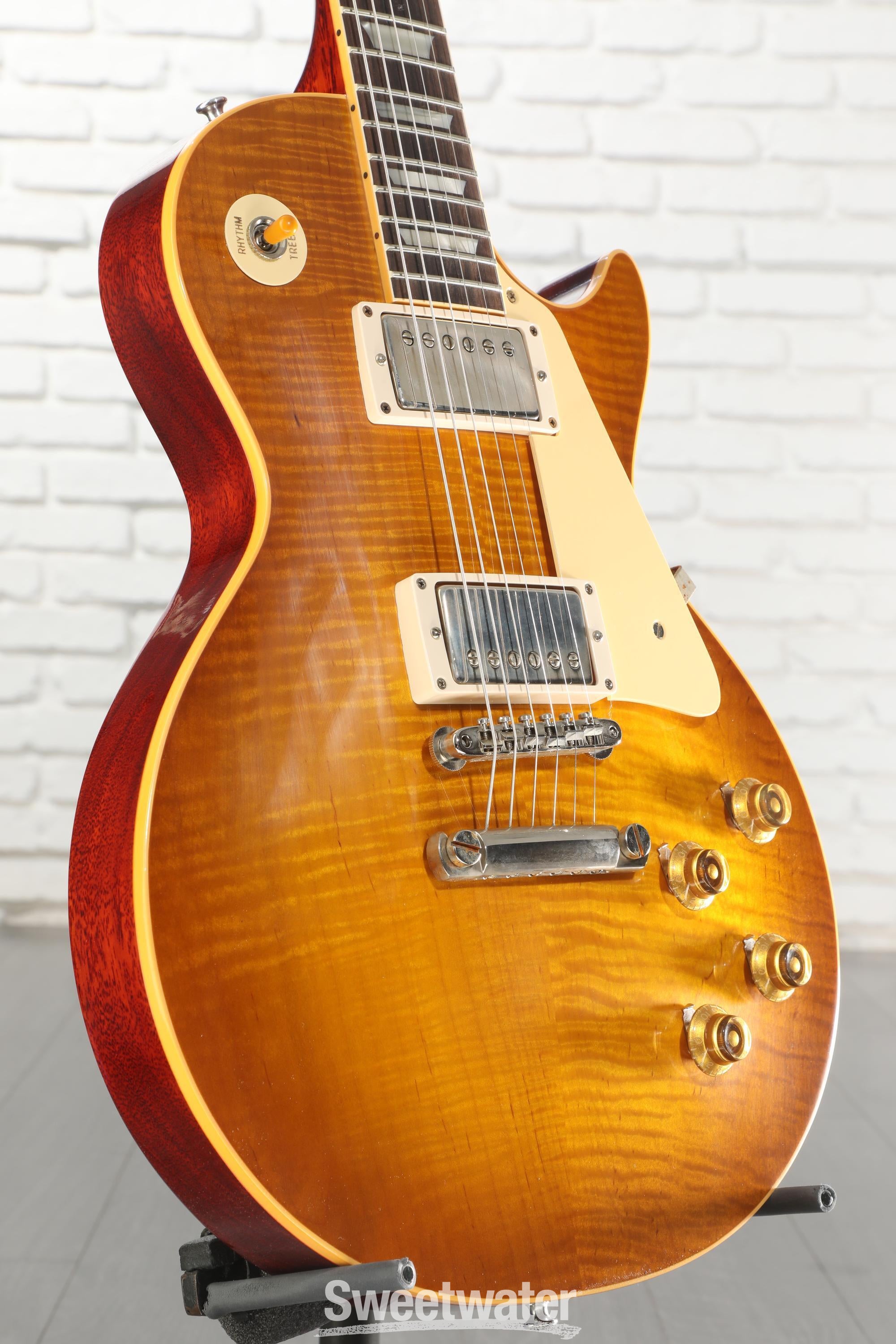 Photo of Gibson Custom 1959 Les Paul Standard Reissue Electric Guitar - Dirty Lemon, VOS