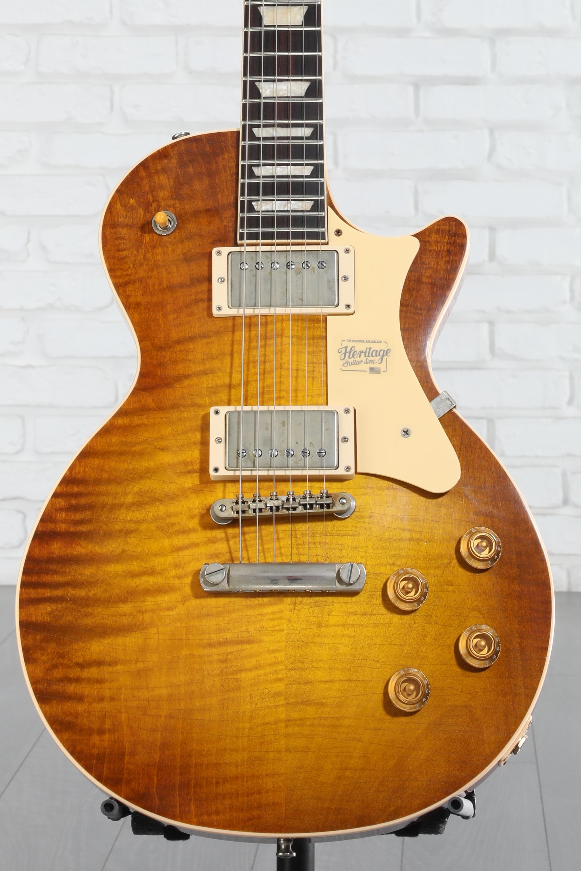 ギター Heritage Custom Shop H-150 Artisan Aged Heritage H-150 Custom Core Gold Top Artisan Aged - Edmond Music