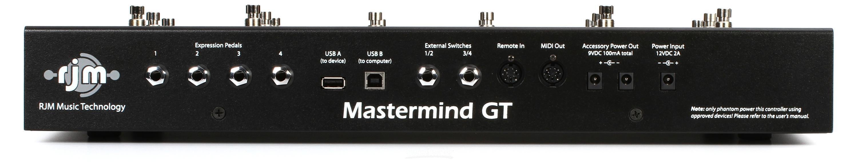 RJM Music Mastermind GT/16 - 16 Button MIDI Controller Pedal RJM Music Mastermind GT/16 - 16 Button MIDI Controller Pedal