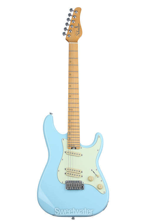 Schecter MV-6 Electric Guitar - Super Sonic Blue with Maple