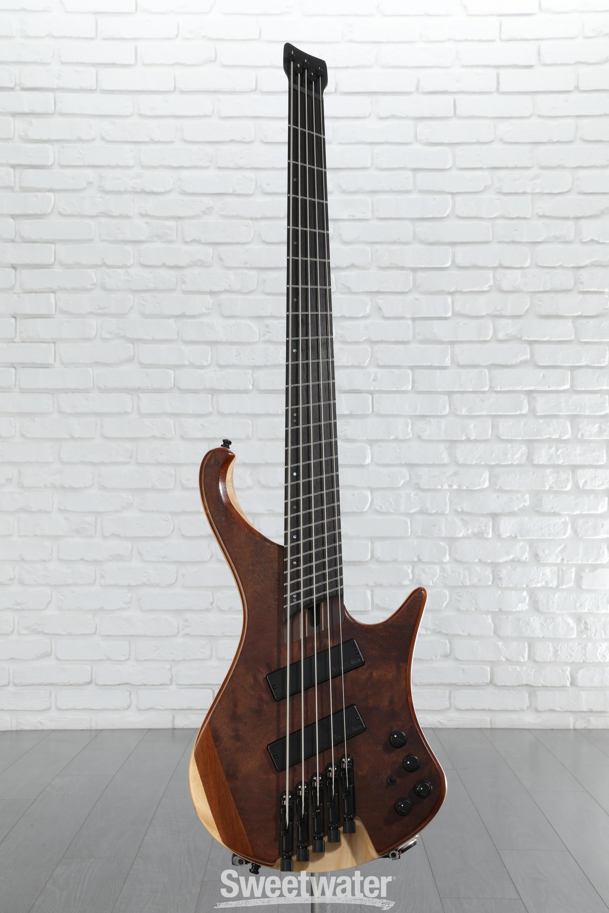 ベース Ibanez EHB1265MS Natural Mocha Low Ibanez Bass Workshop EHB1265MS Natural Mocha Low Gloss Bass