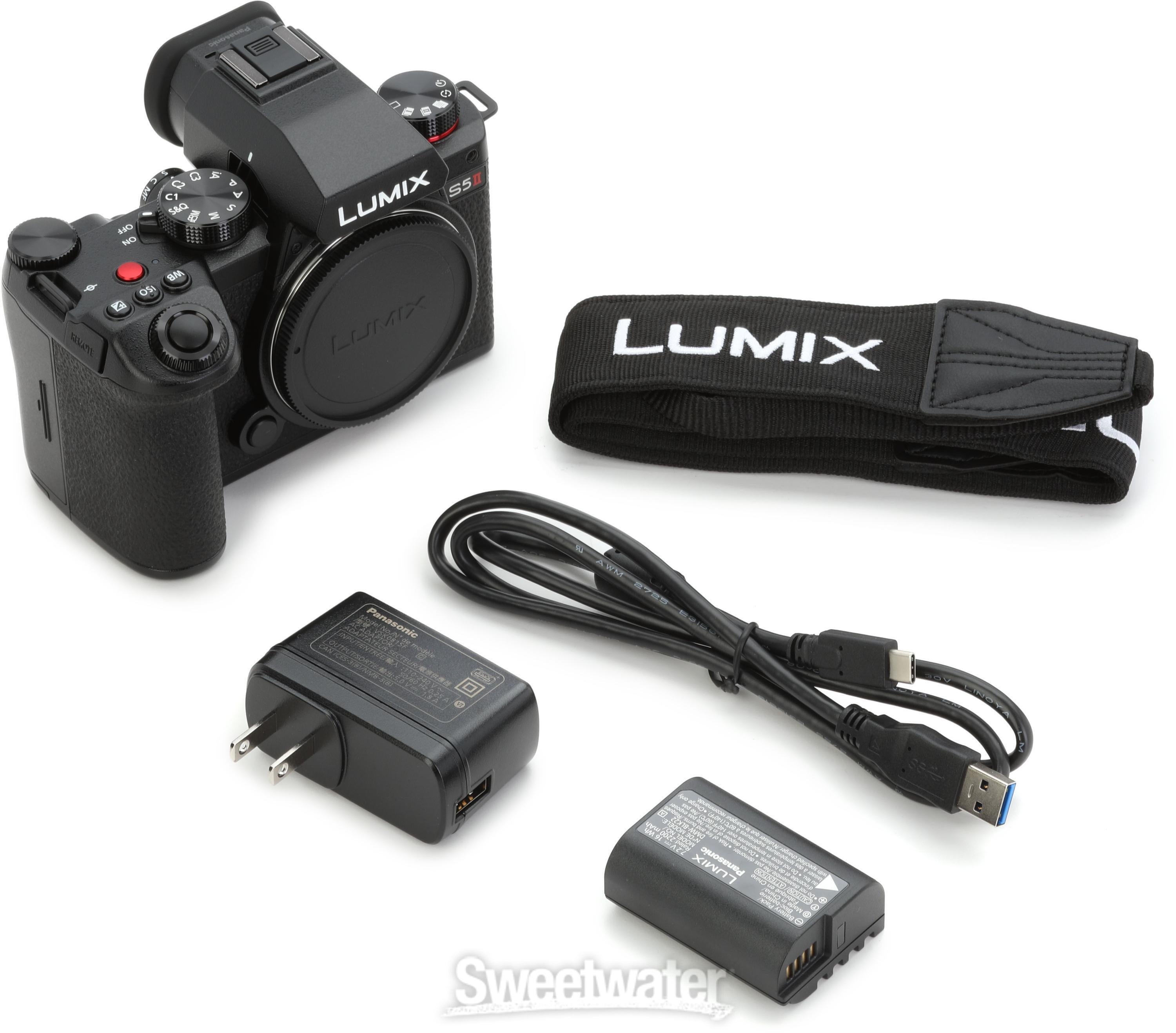 Panasonic Lumix S5II Full-frame Mirrorless Camera (Body Only) | Sweetwater