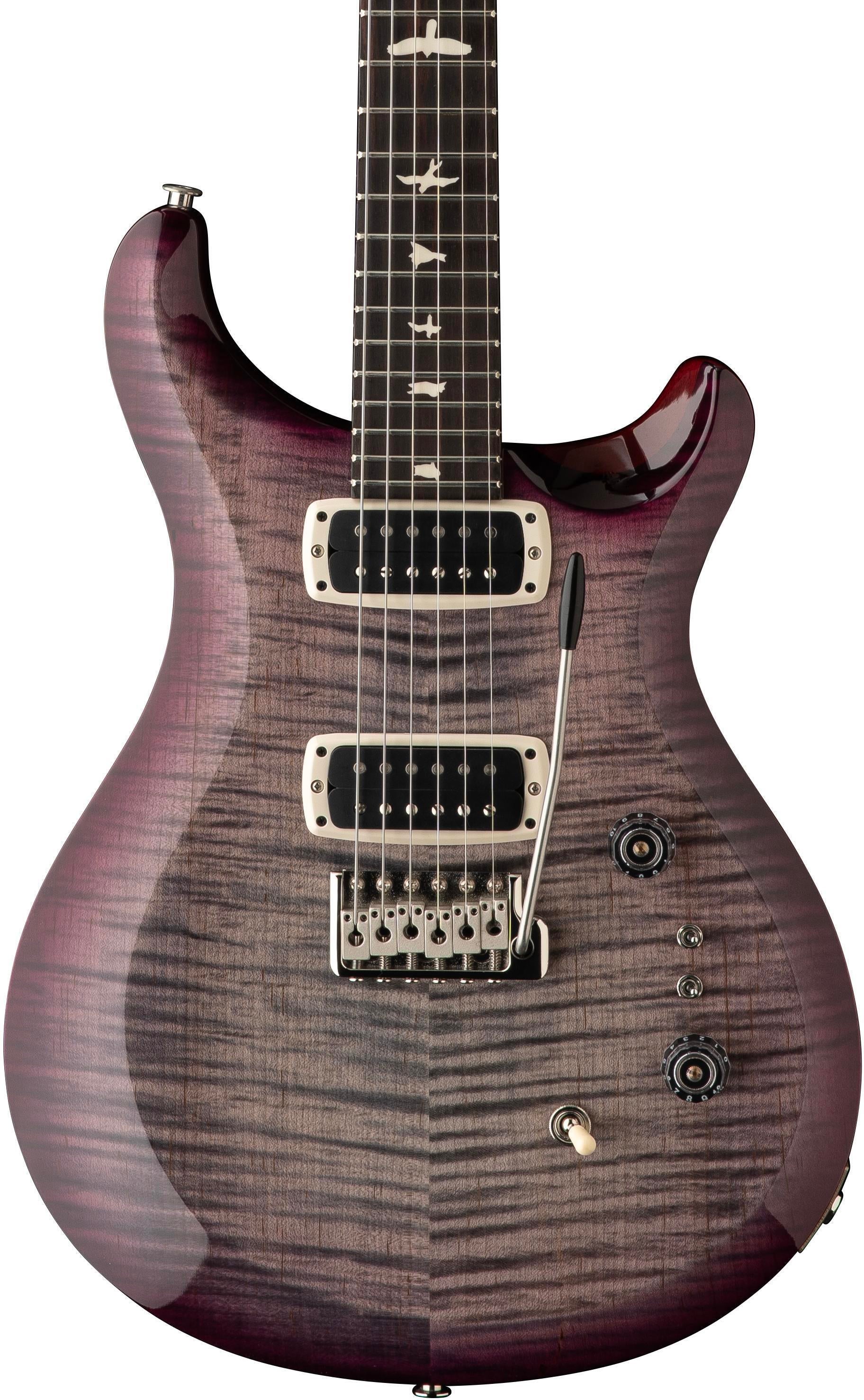PRS S2 Custom 24-08 Electric Guitar - Faded Gray Black Purple Burst