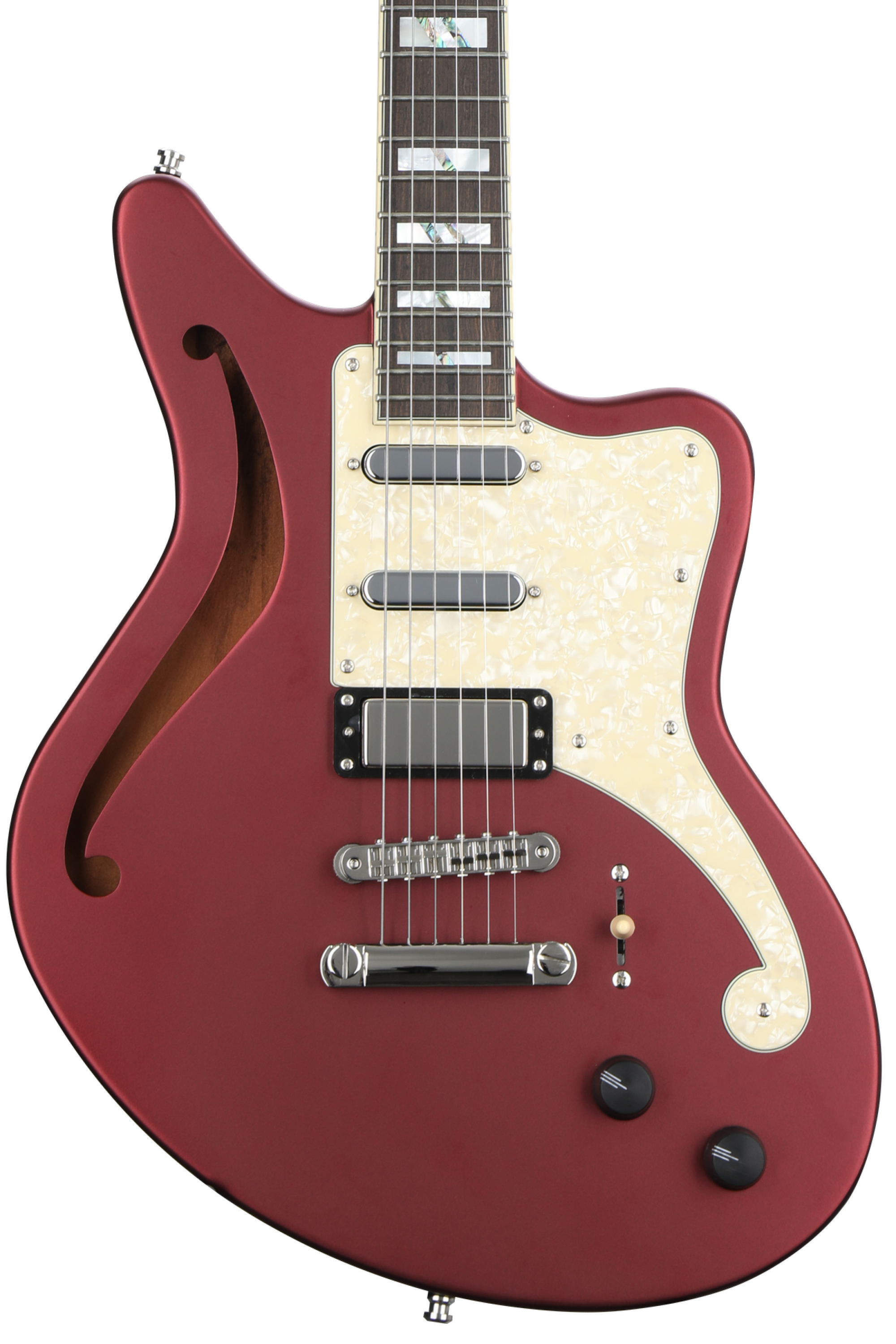 D'Angelico Deluxe Bedford SH - Matte Wine - Limited Edition