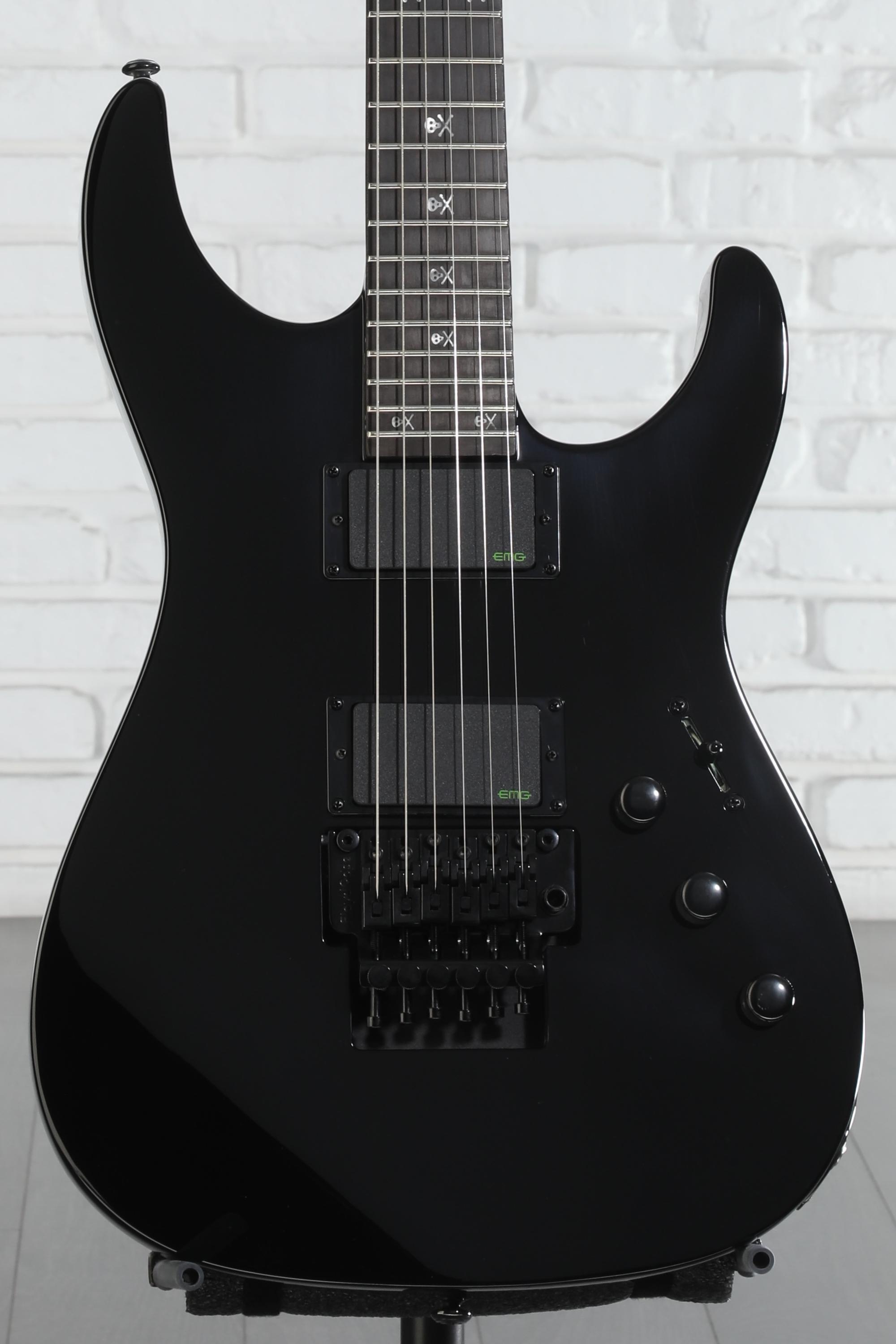 LTD KH-602 Black エレキギター ソフトケース付き ESP LTD Kirk Hammett Signature KH-602 - Black | Sweetwater