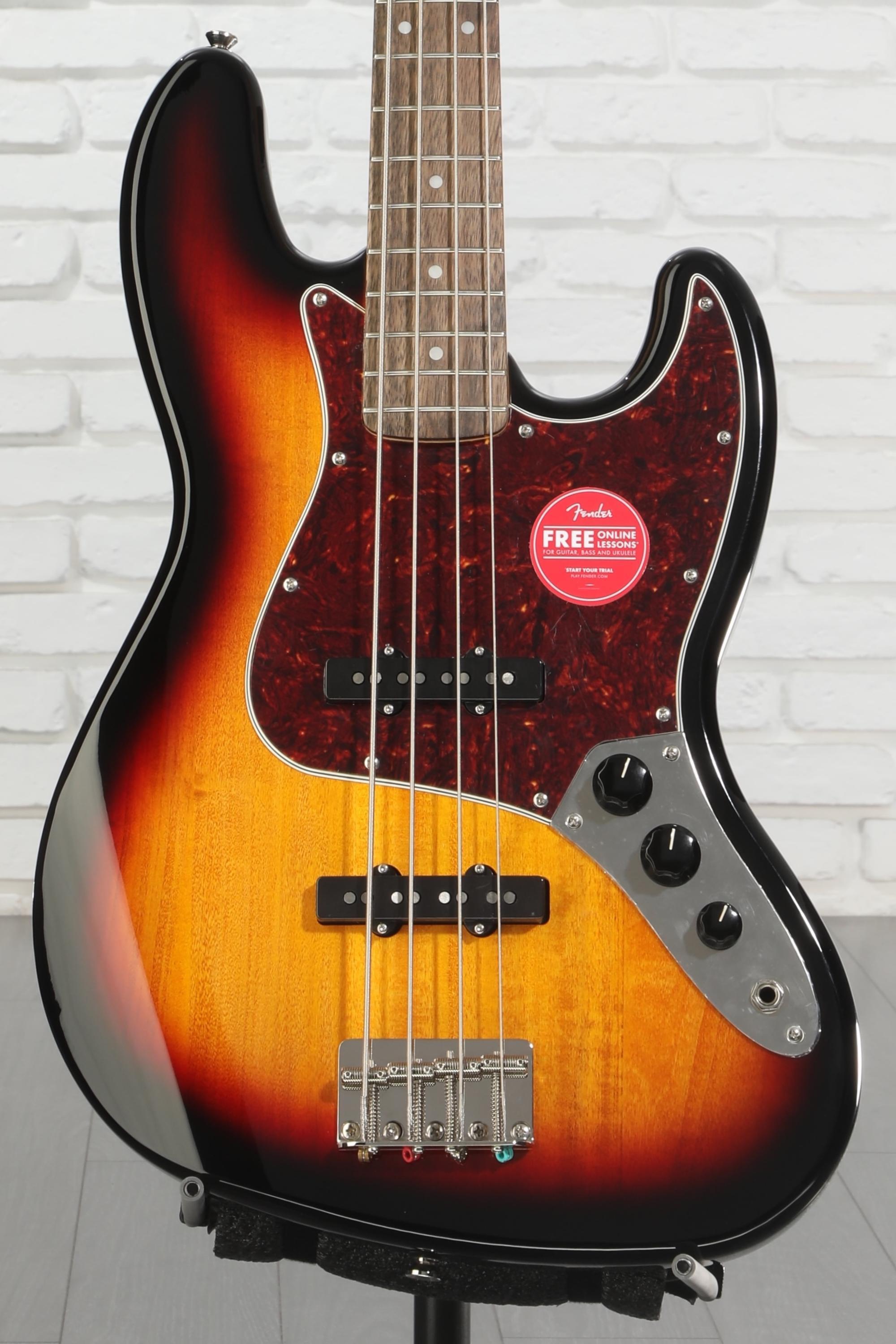 り　Classic Vibe '60s Jazz Bass® Amazon.com: Squier Classic Vibe 60s Jazz Bass, Daphne Blue, Laurel