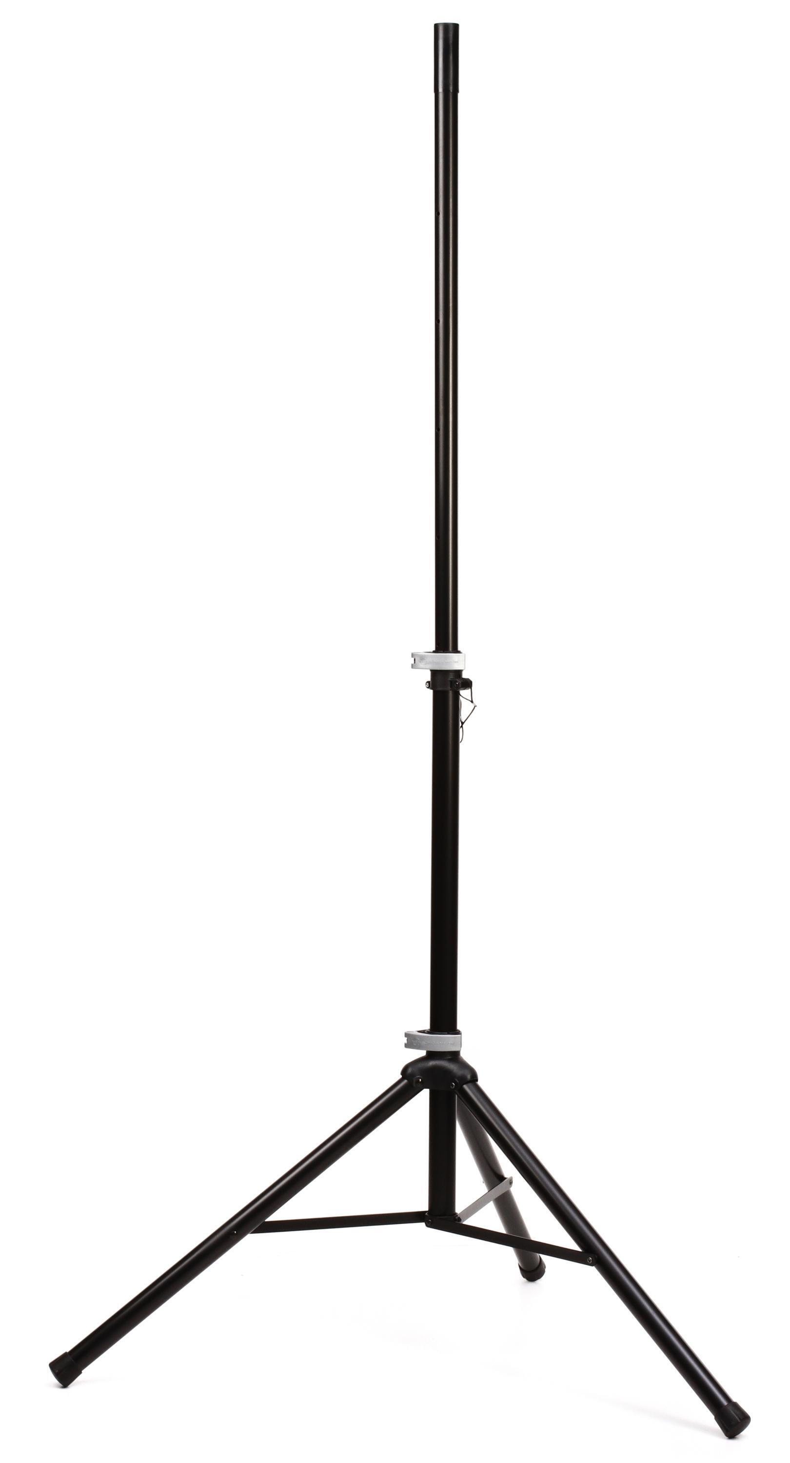 K&M 21450 Aluminum Speaker Stand - Black | Sweetwater