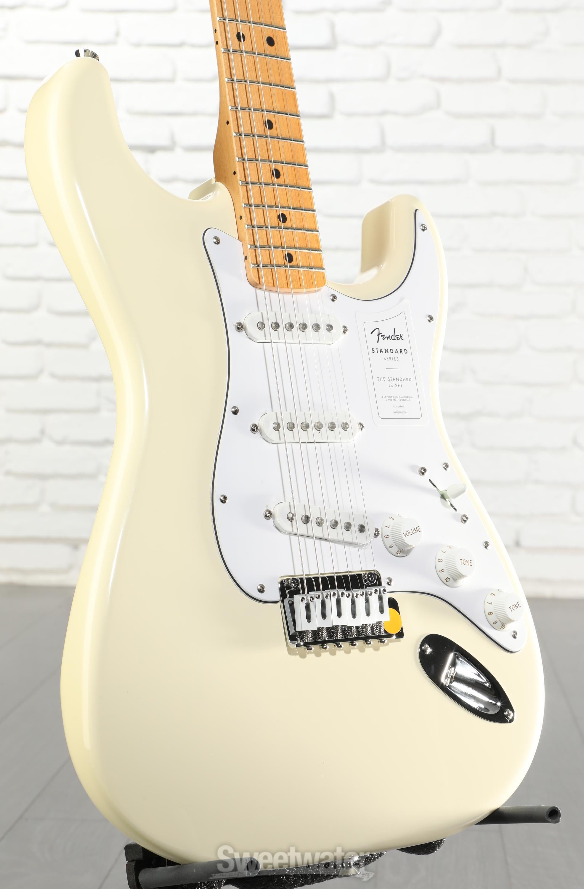 Fender Standard Stratocaster Electric Guitar - Olympic White