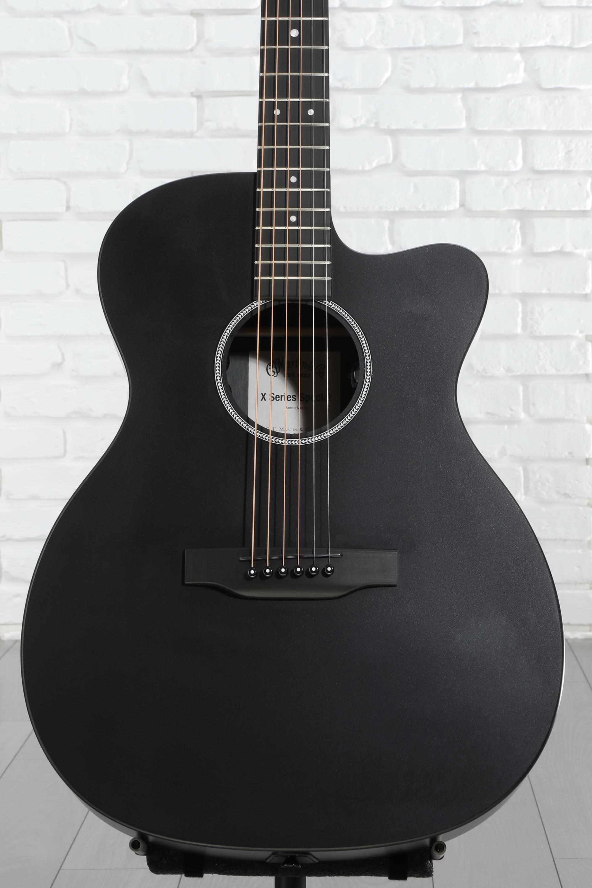 Martin Sweetwater Select OMCX1E Acoustic-electric Guitar - Black