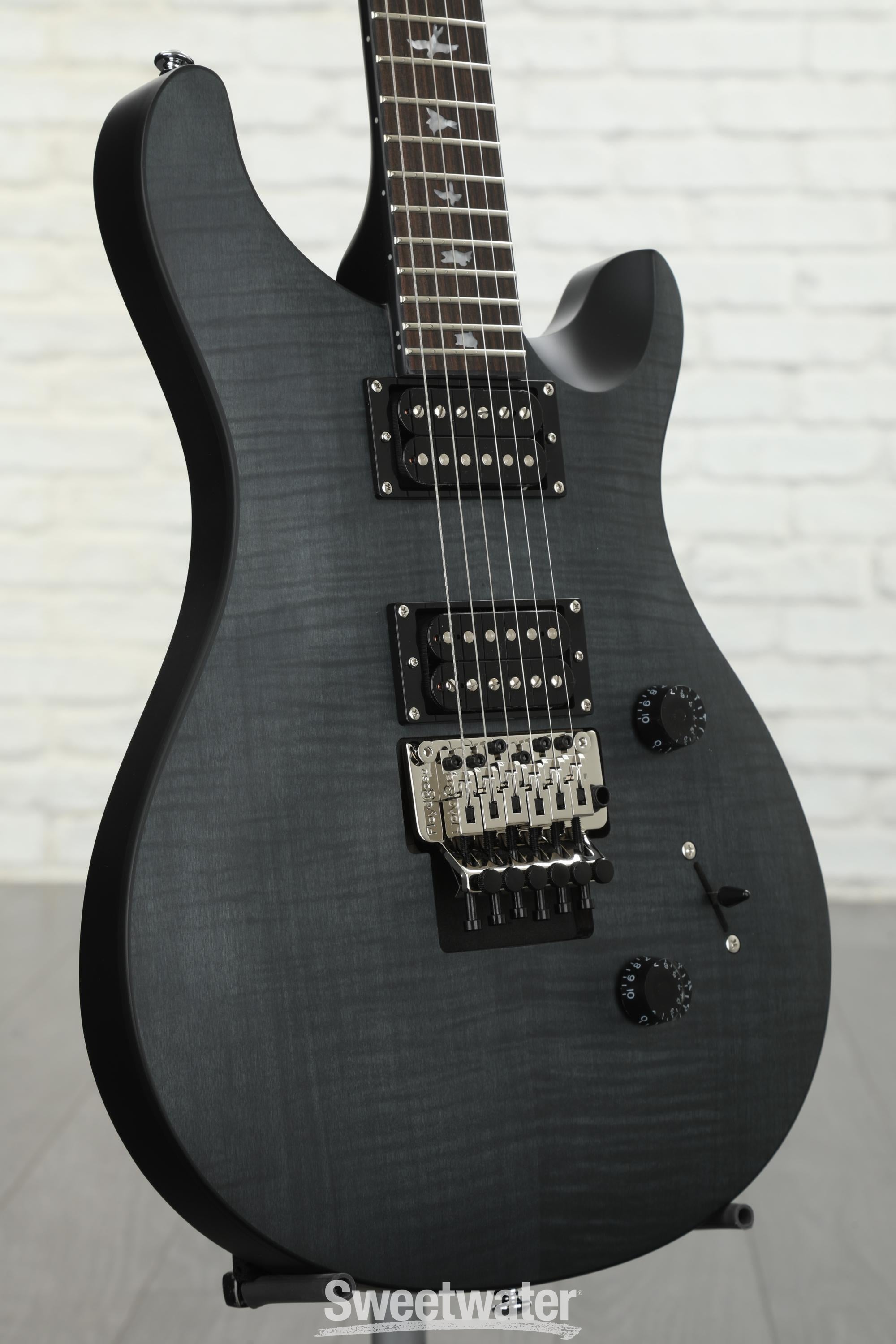 PRS SE STANDARD 24 Satin Black EU限定モデル PRS Standard 24 Satin Electric Guitar - Satin Pearl Black