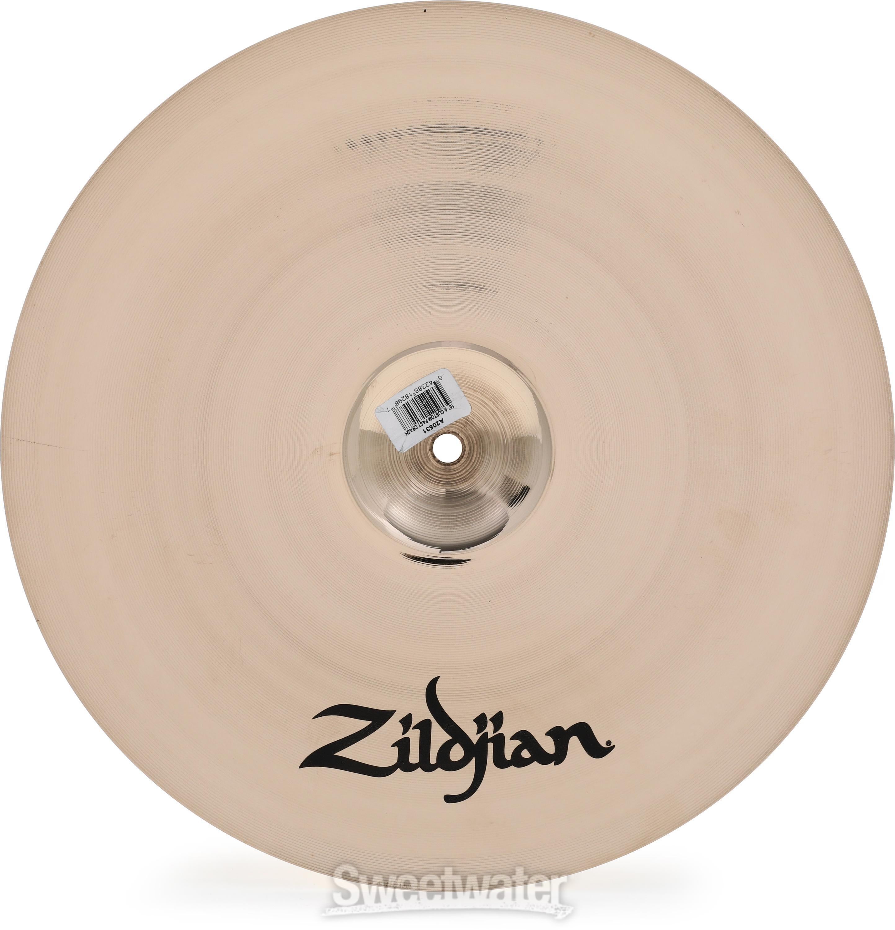 Zildjian 15 inch A Custom Fast Crash Cymbal | Sweetwater