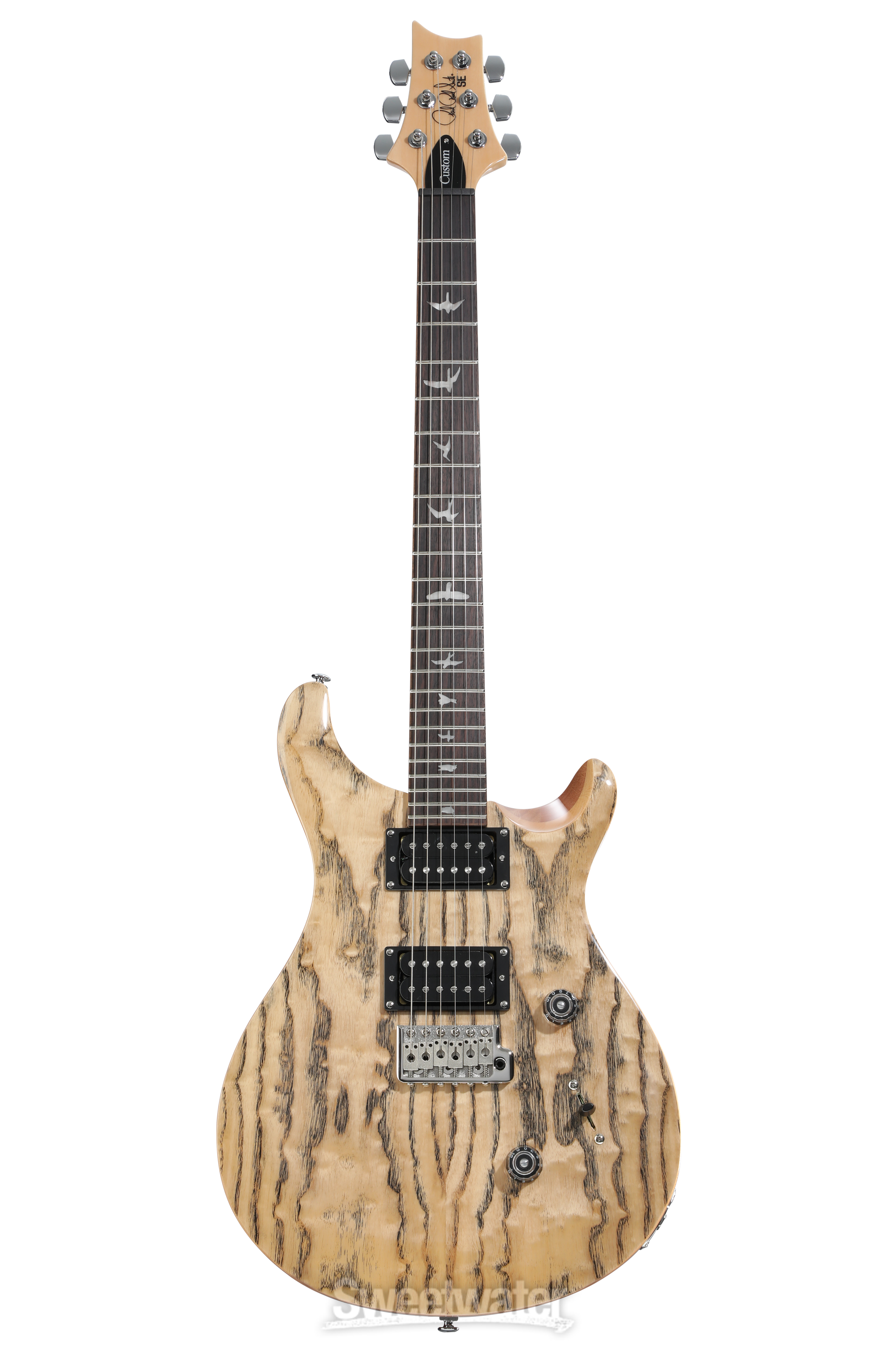 PRS SE Custom 24 Exotic Electric Guitar - Natural | Sweetwater PRS SE Custom 24 Exotic Electric Guitar - Natural | Sweetwater