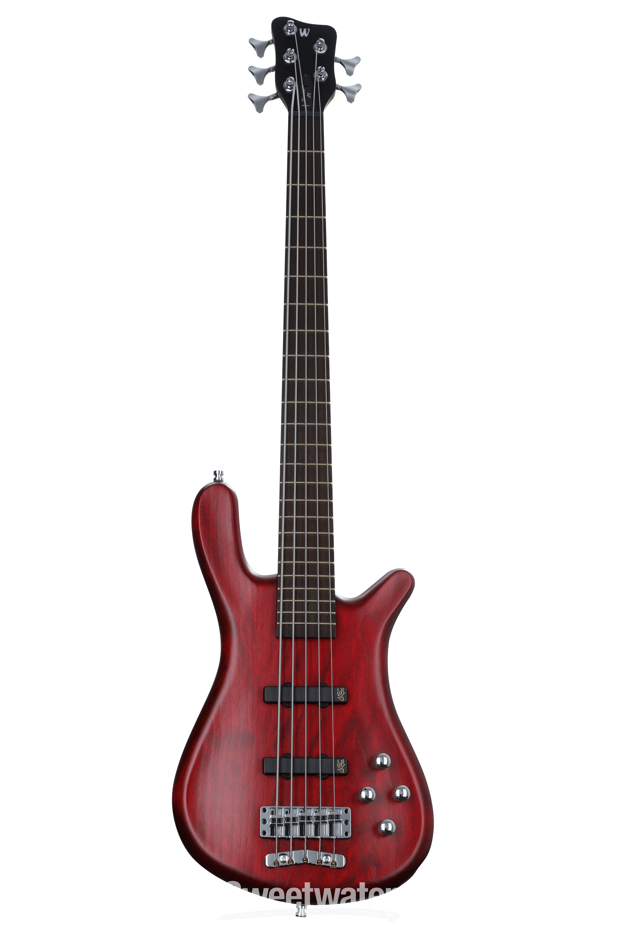 Warwick Pro Series 5 Streamer LX Electric Bass Guitar - Burgundy 