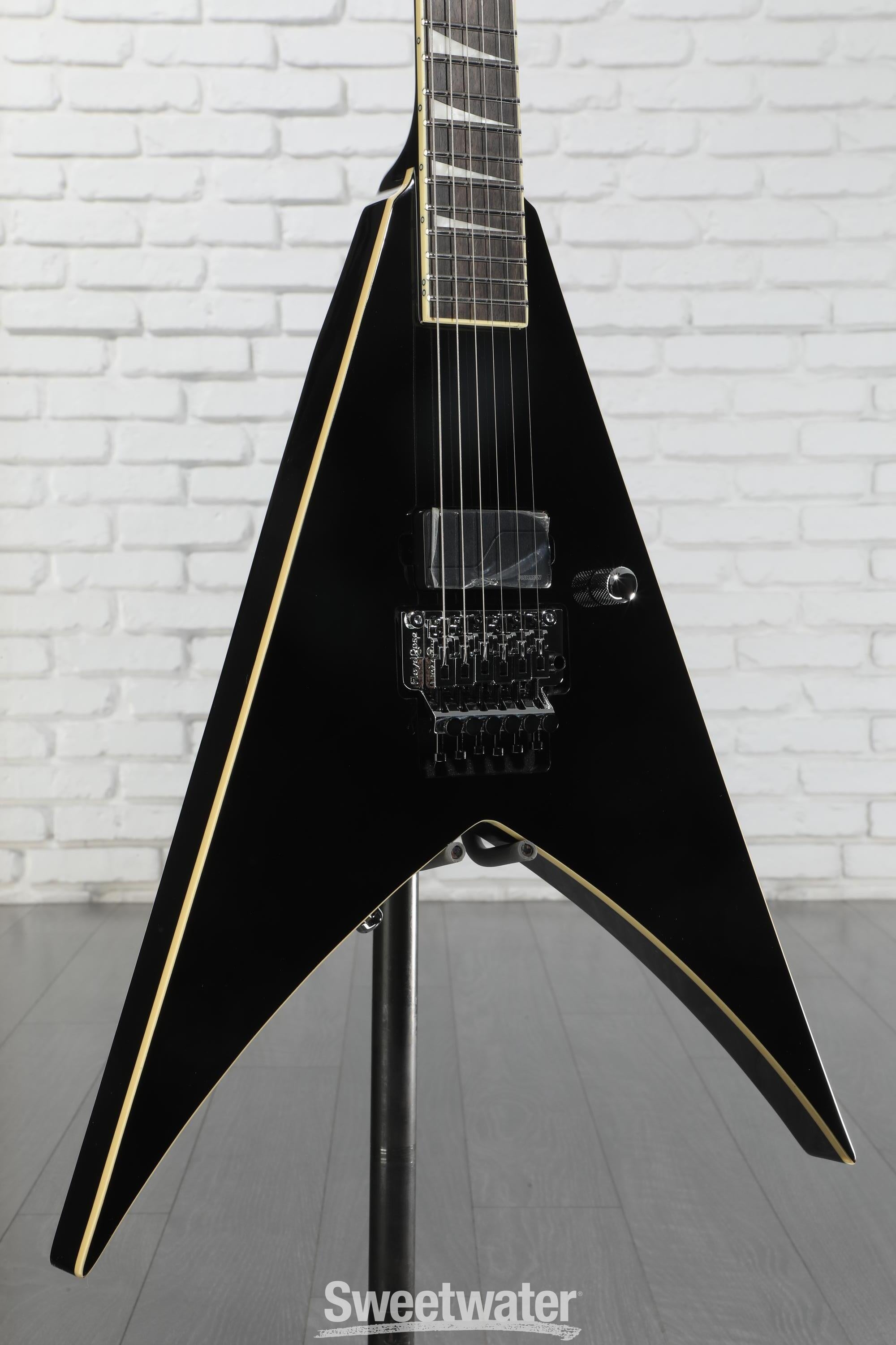 Jackson Limited Edition Pro Plus Series Pure Metal King V KV1A Electric Guitar - Gloss Black