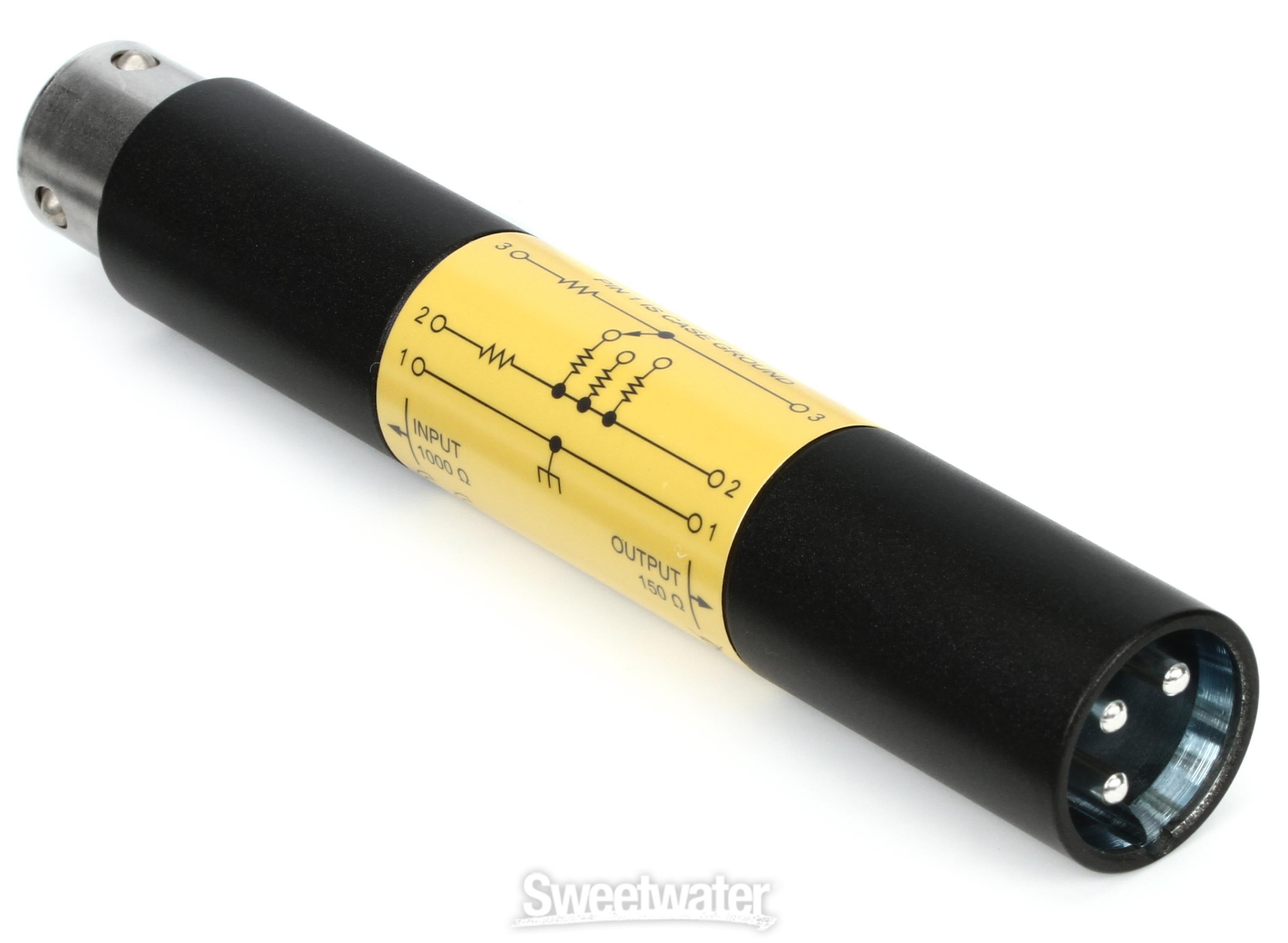 Shure A15AS Switchable In-line Attenuator | Sweetwater