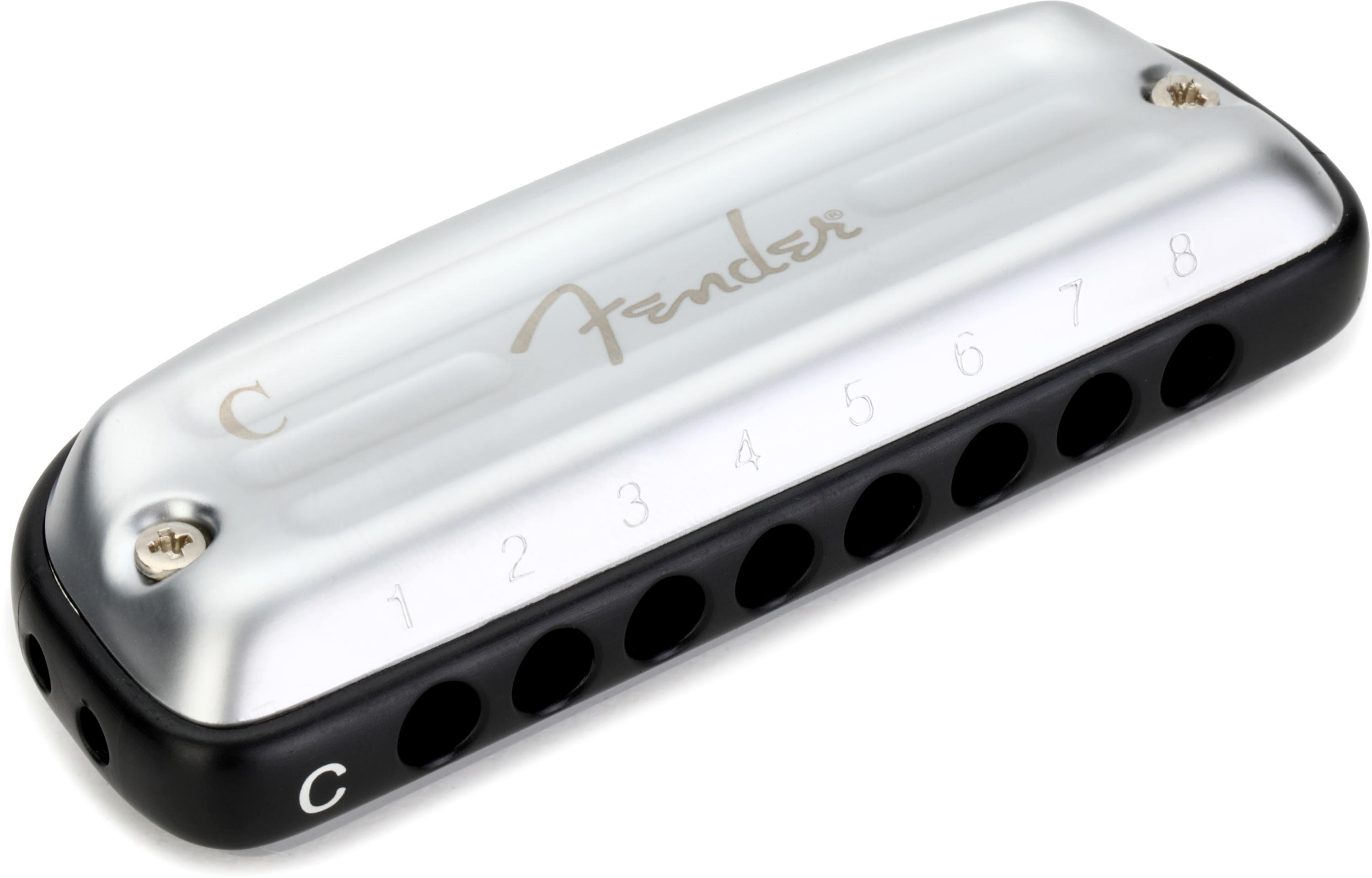 Photo of Fender Blues Junior 8-hole Diatonic Harmonica - Key of C