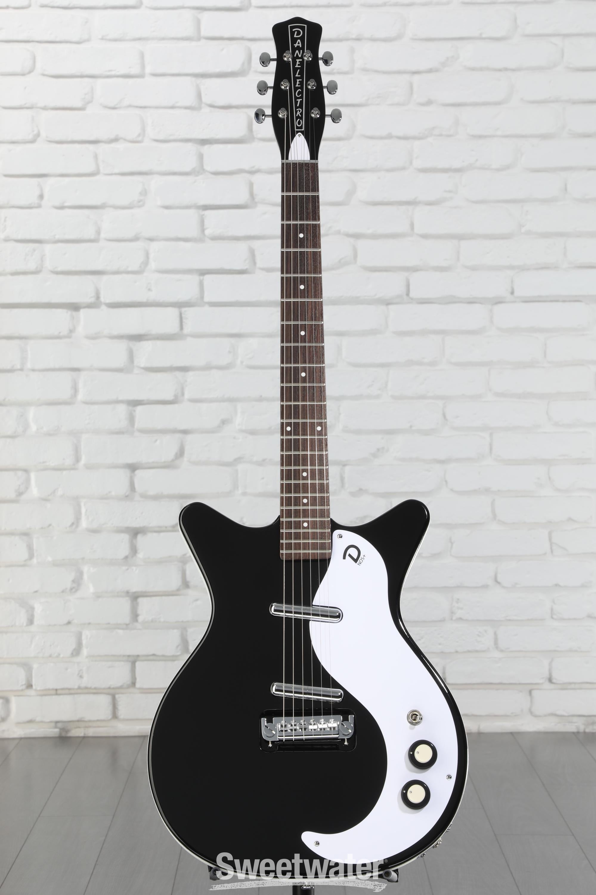 Danelectro '59M NOS+ Semi-hollowbody Electric Guitar - Black
