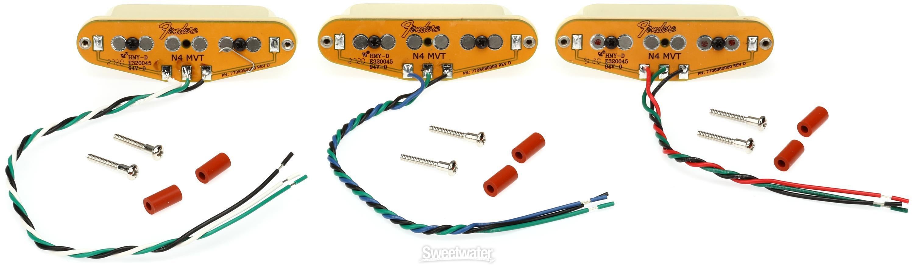 Fender Gen 4 Noiseless Stratocaster 3-piece Pickup Set - Vintage 