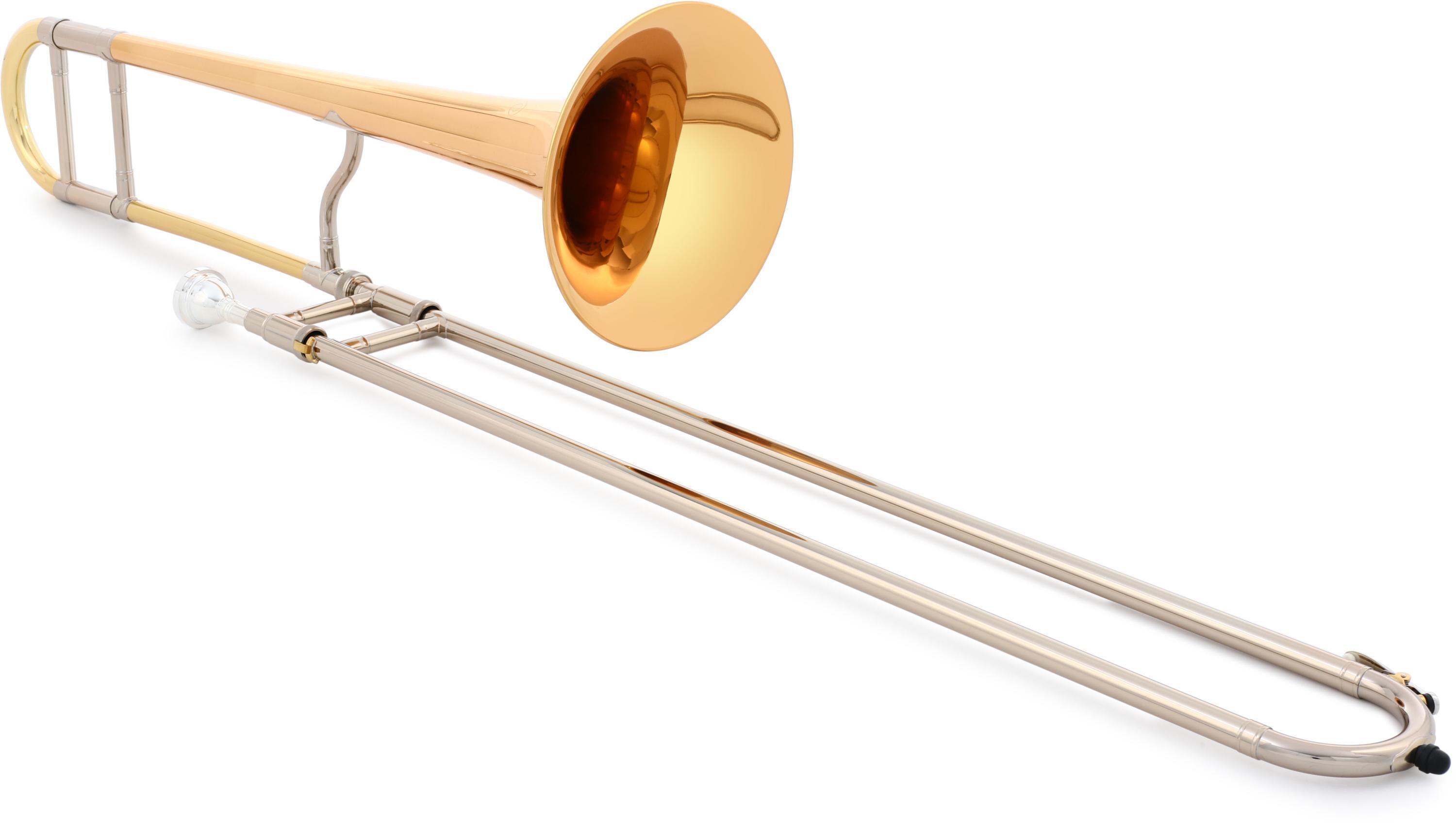 XO 1632RGL-LT Professional Tenor Trombone - Gold Lacquer | Sweetwater