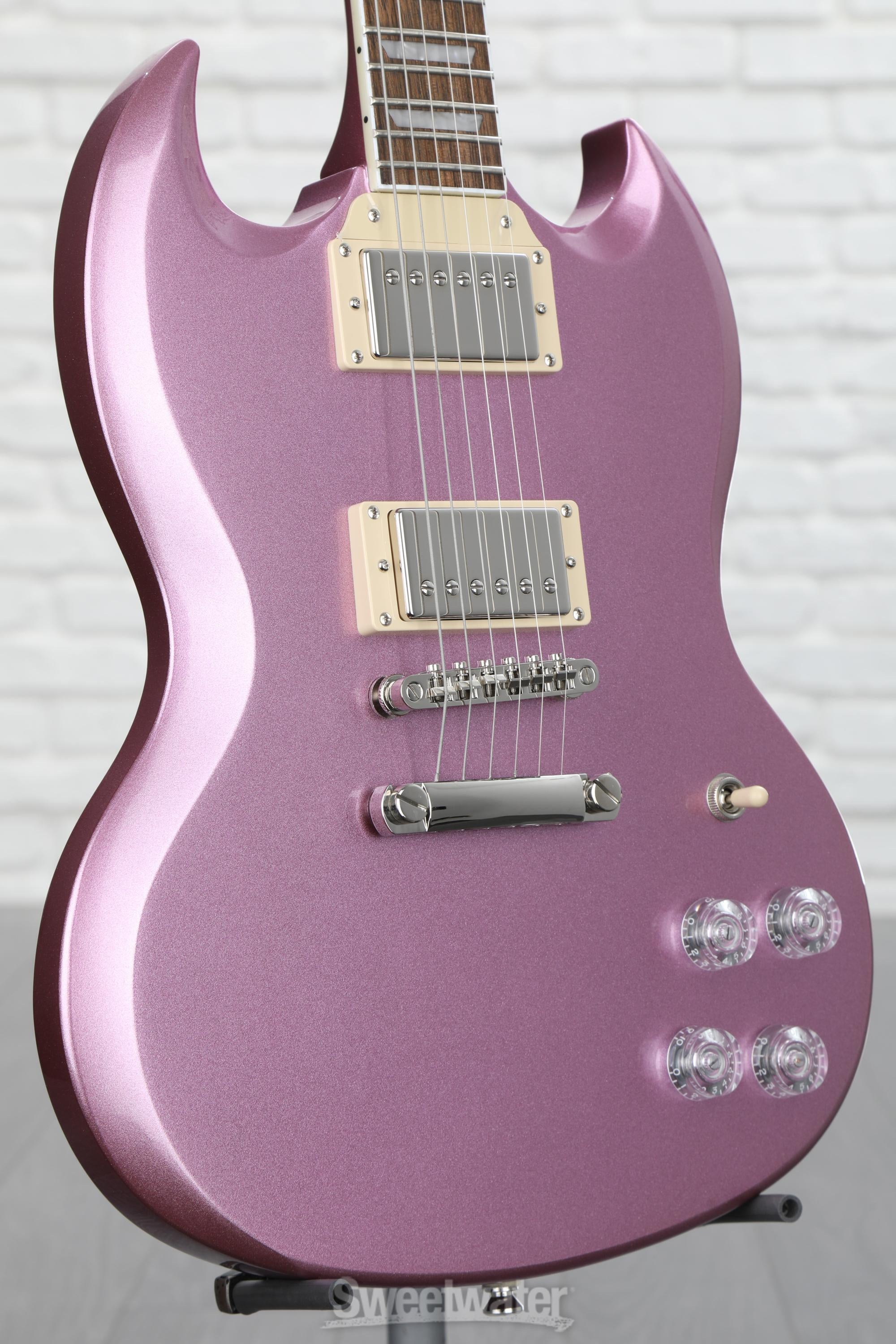 Epiphone SG Muse Electric Guitar   Purple Passion Metallic