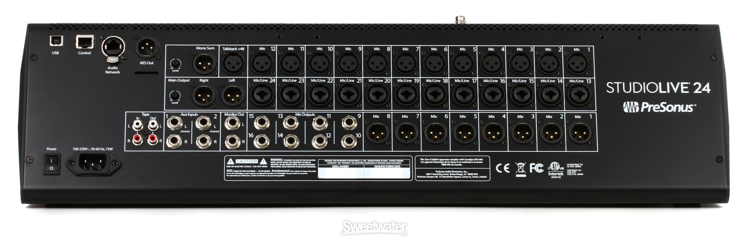 PreSonus StudioLive 24 Series III Digital Mixer Reviews | Sweetwater