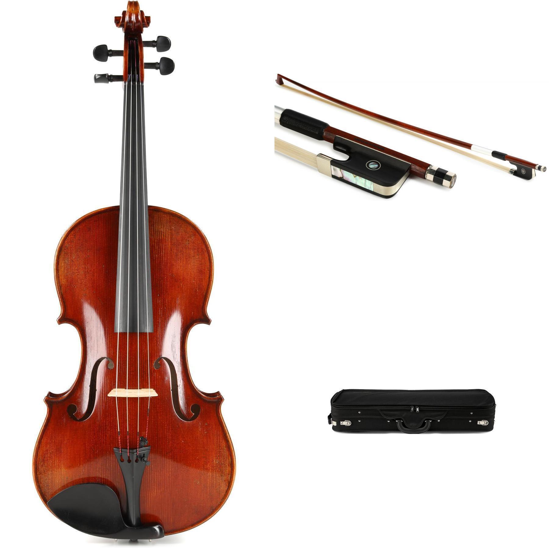 ドイツ製407mm Viola A.R Seidel 1983年製ビオラ Eastman VA701 Rudoulf Doetsch Professional Viola Outfit