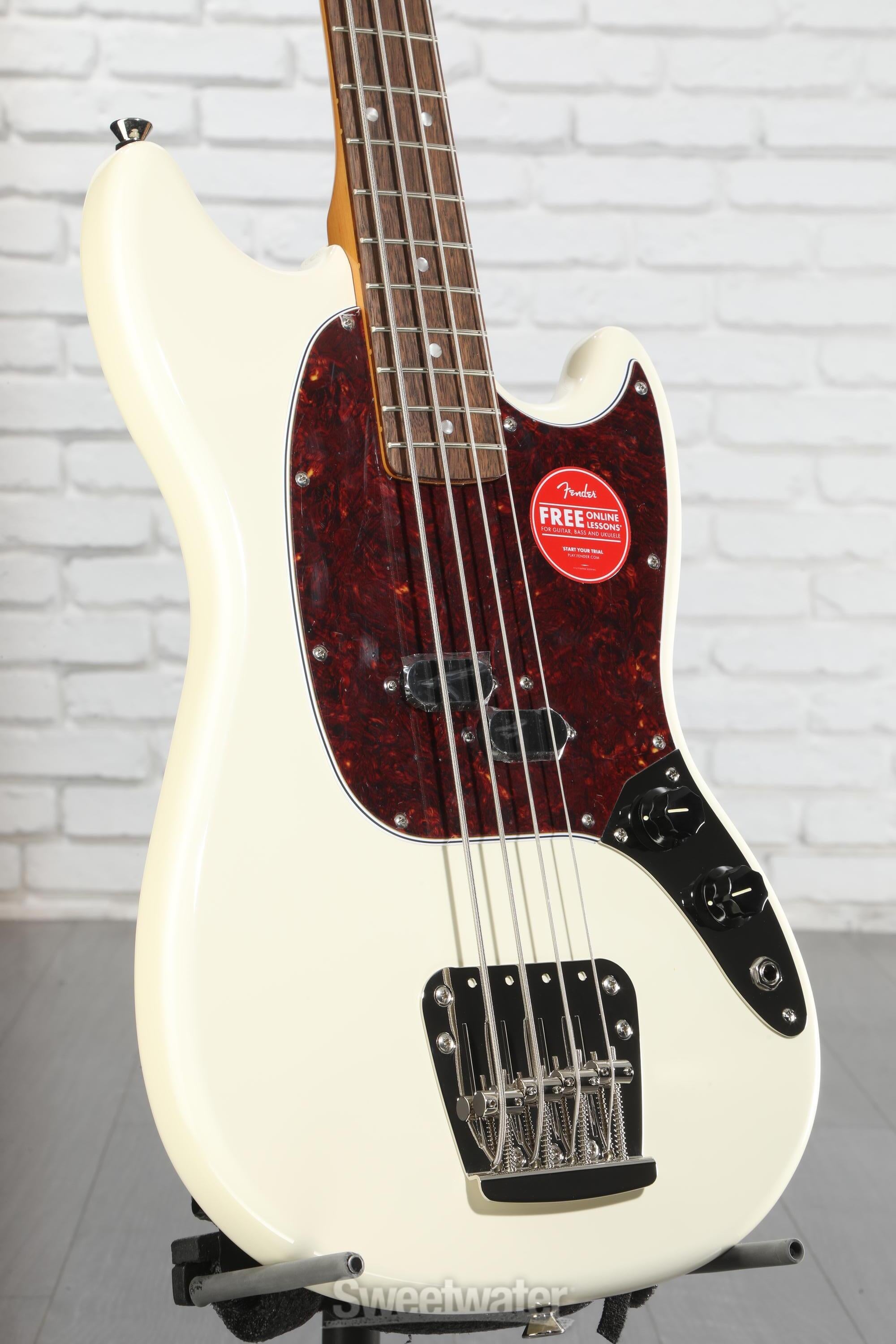 Squier Classic Vibe '60s Mustang Bass - Olympic White | Sweetwater