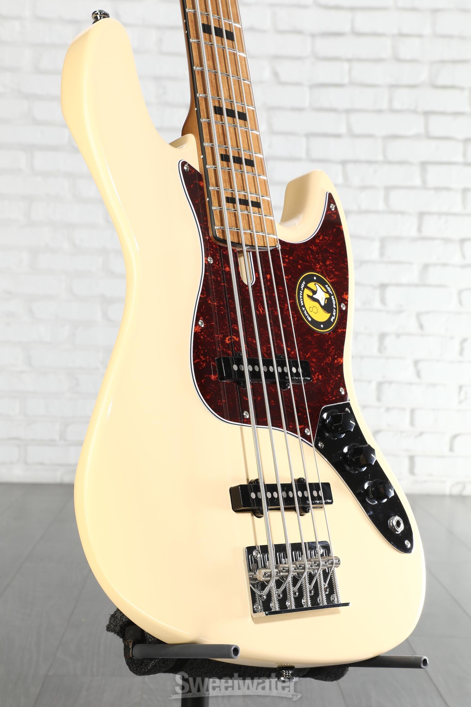 Sire Marcus Miller V5 Alder 5-string Bass Guitar - Vintage White