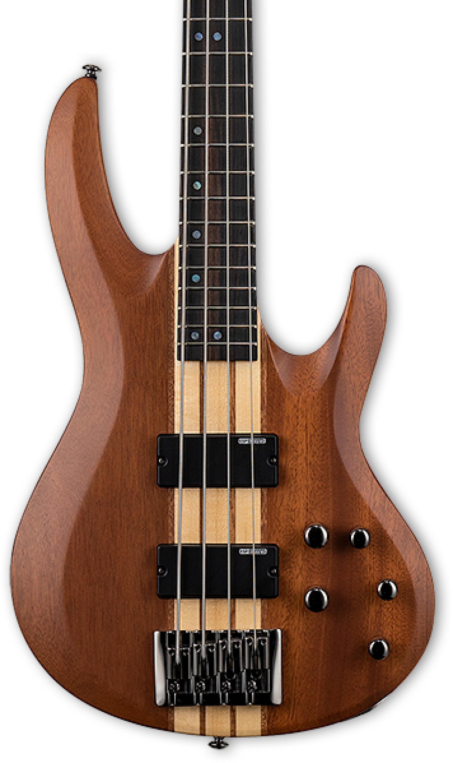 ESP LTD B-4E Mahogany Bass Guitar - Natural Satin | Sweetwater