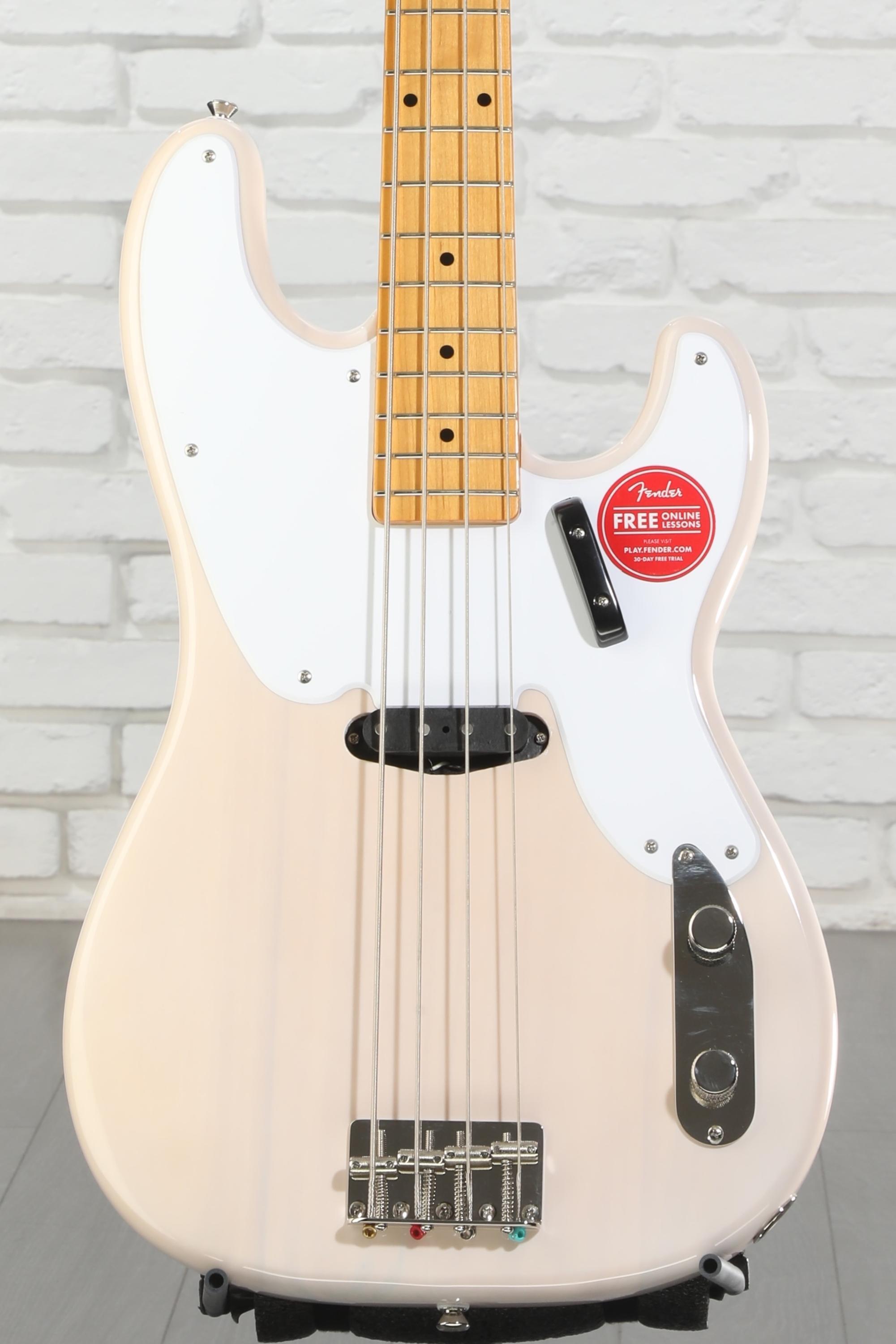 Squier Classic Vibe '50s Precision Bass - White Blonde | Sweetwater
