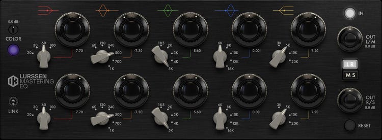 IK Multimedia T-RackS 6 Lurssen Mastering EQ Plug-in