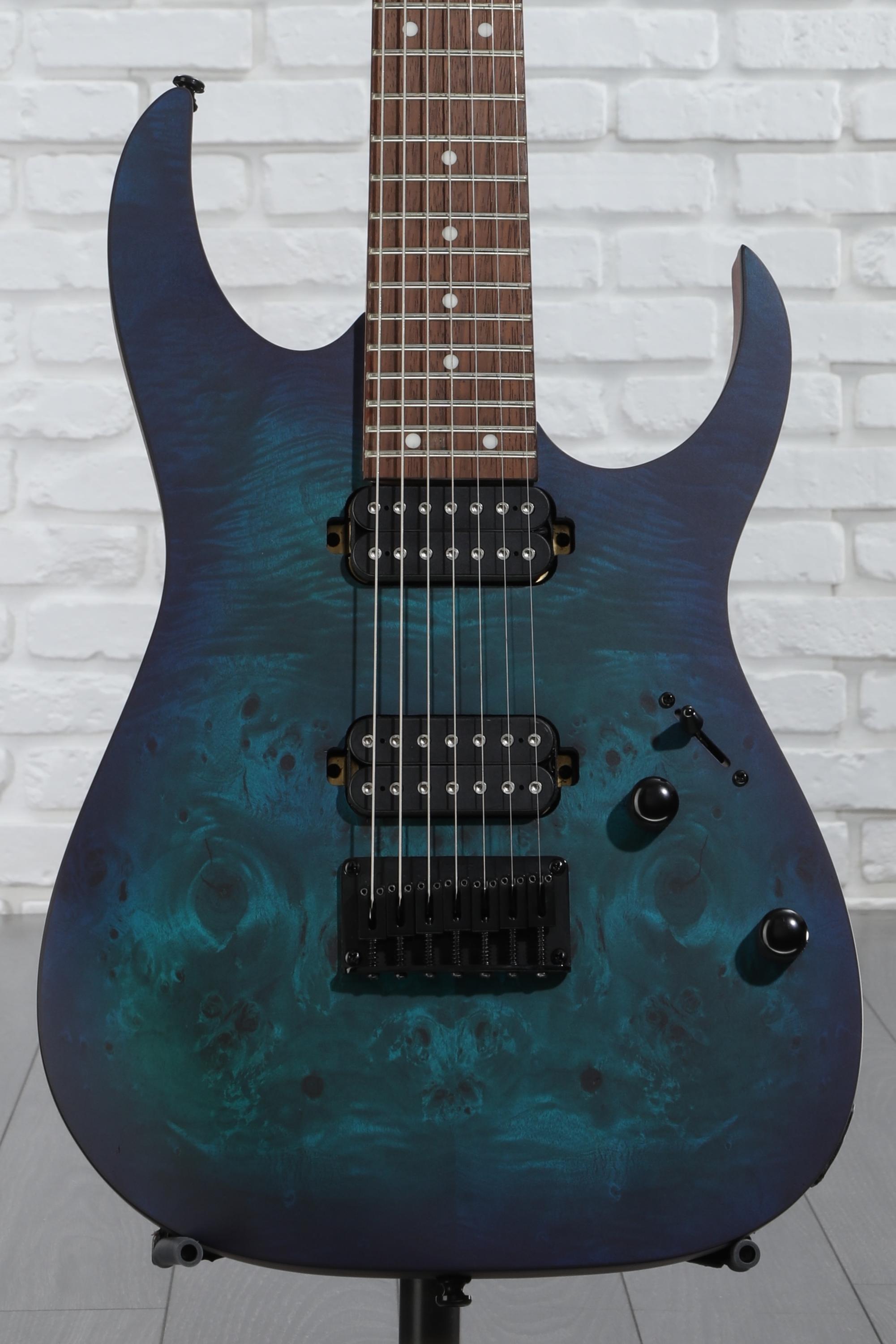 Ibanez RG7421PB Electric Guitar - Sapphire Blue Flat