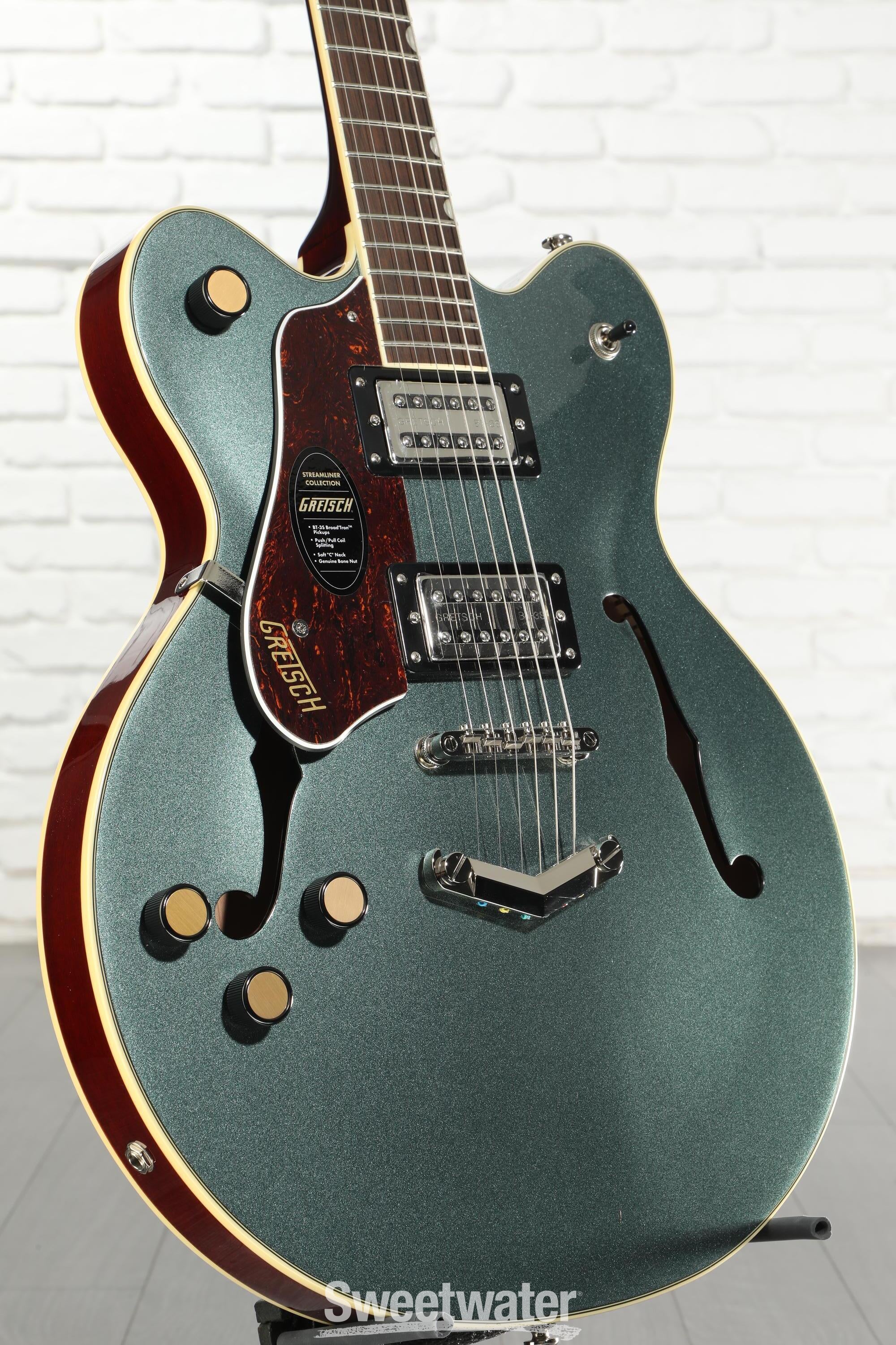 Photo of Gretsch G2622LH Streamliner Center Block Double-Cut Left-handed Electric Guitar - Gunmetal