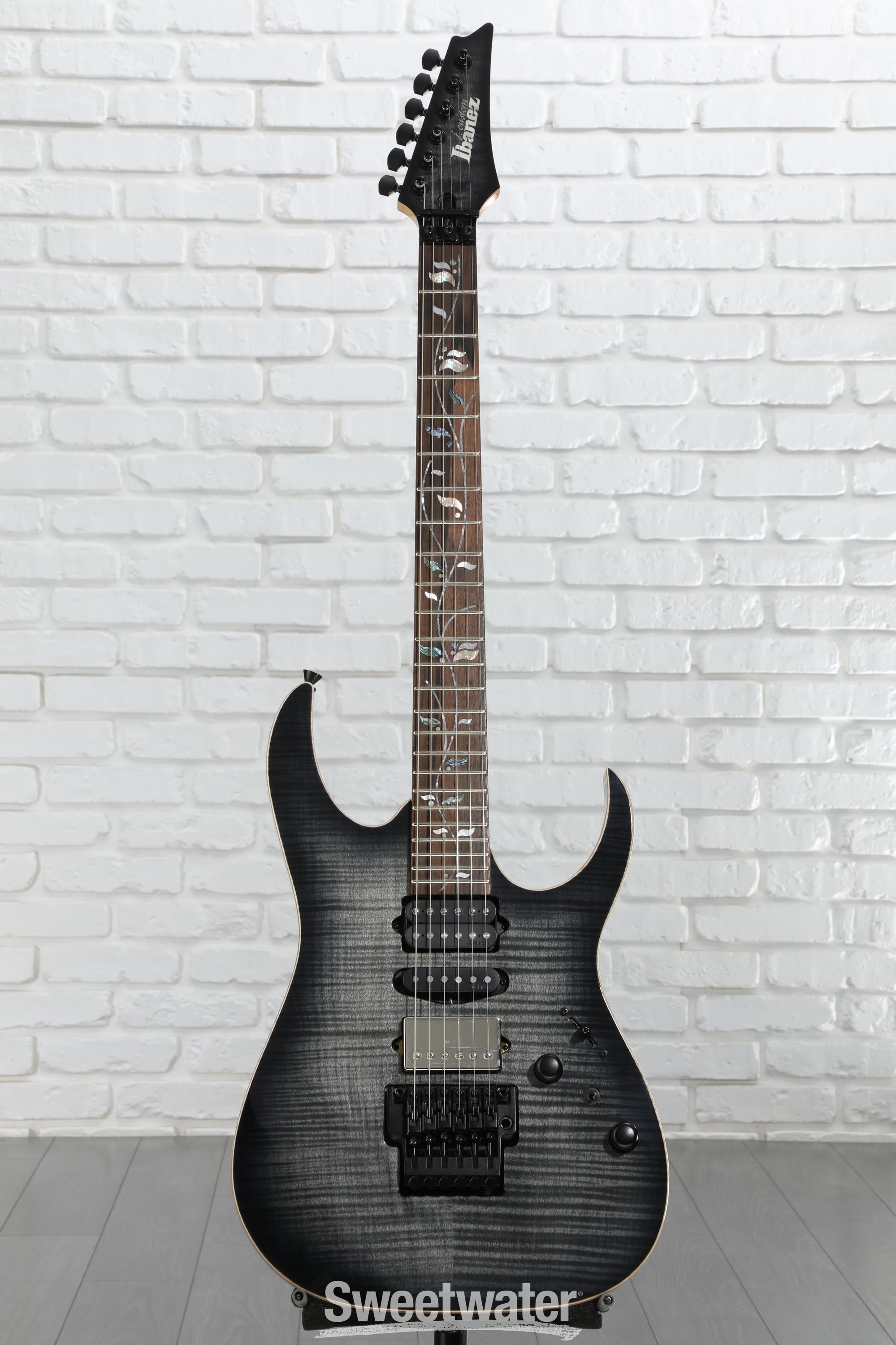 ギター Ibanez J.custom RG8870 AGT Ibanez J Custom RG8870 Electric Guitar - Black Rutile | Sweetwater