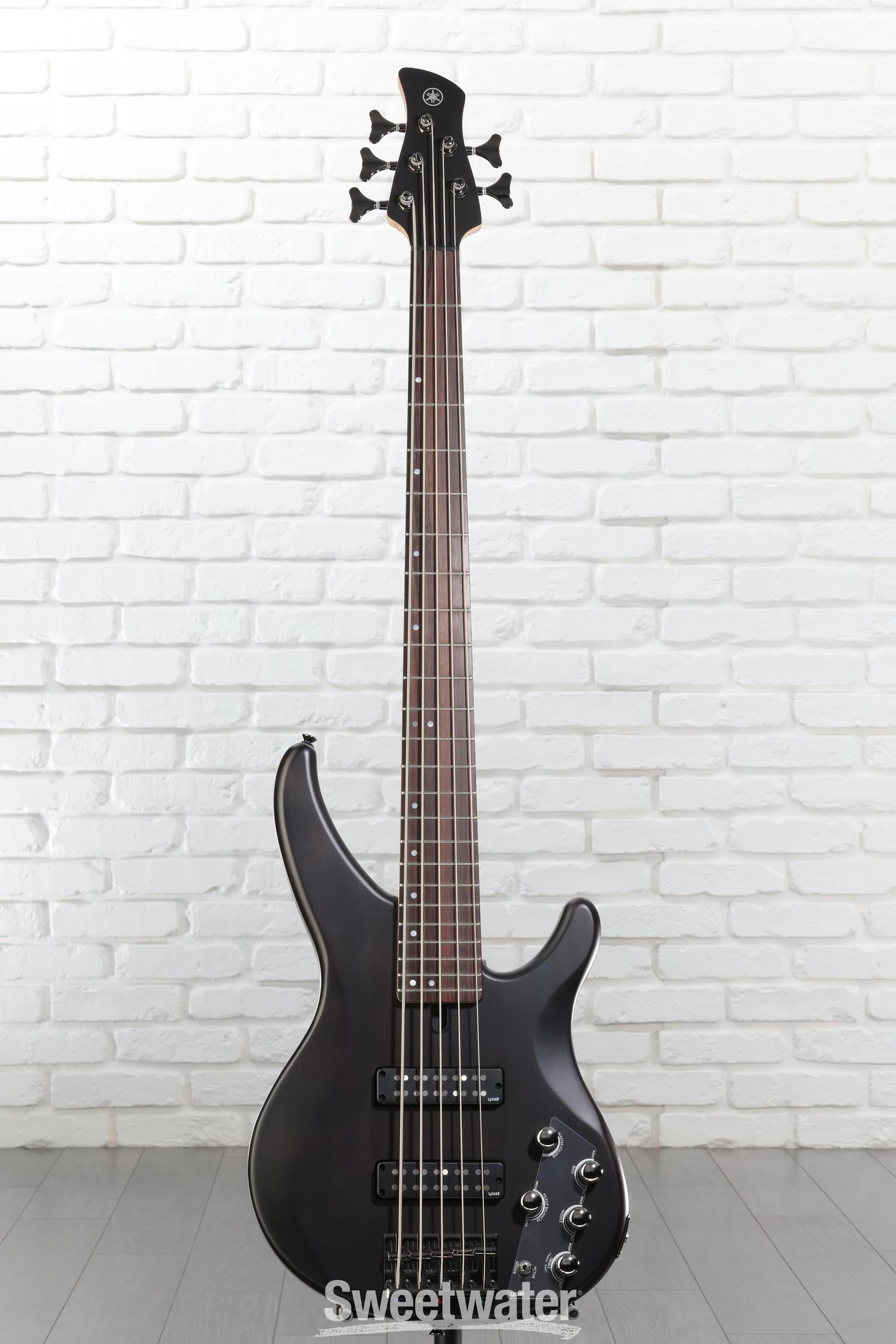 Yamaha TRBX505 5-string Bass Guitar - Translucent Black | Sweetwater