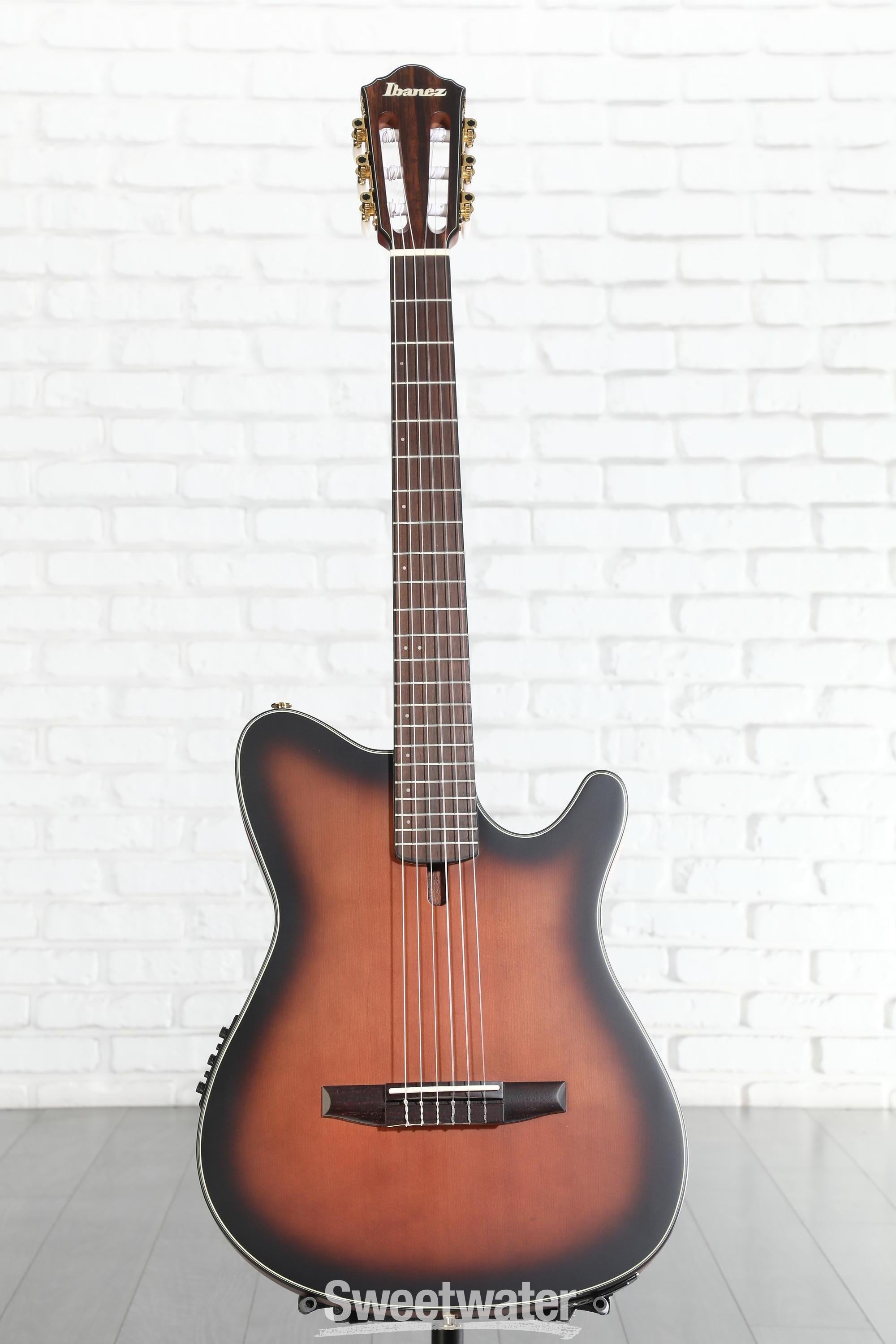 Ibanez FRH10N Thinline Nylon Acoustic-electric Guitar - Brown