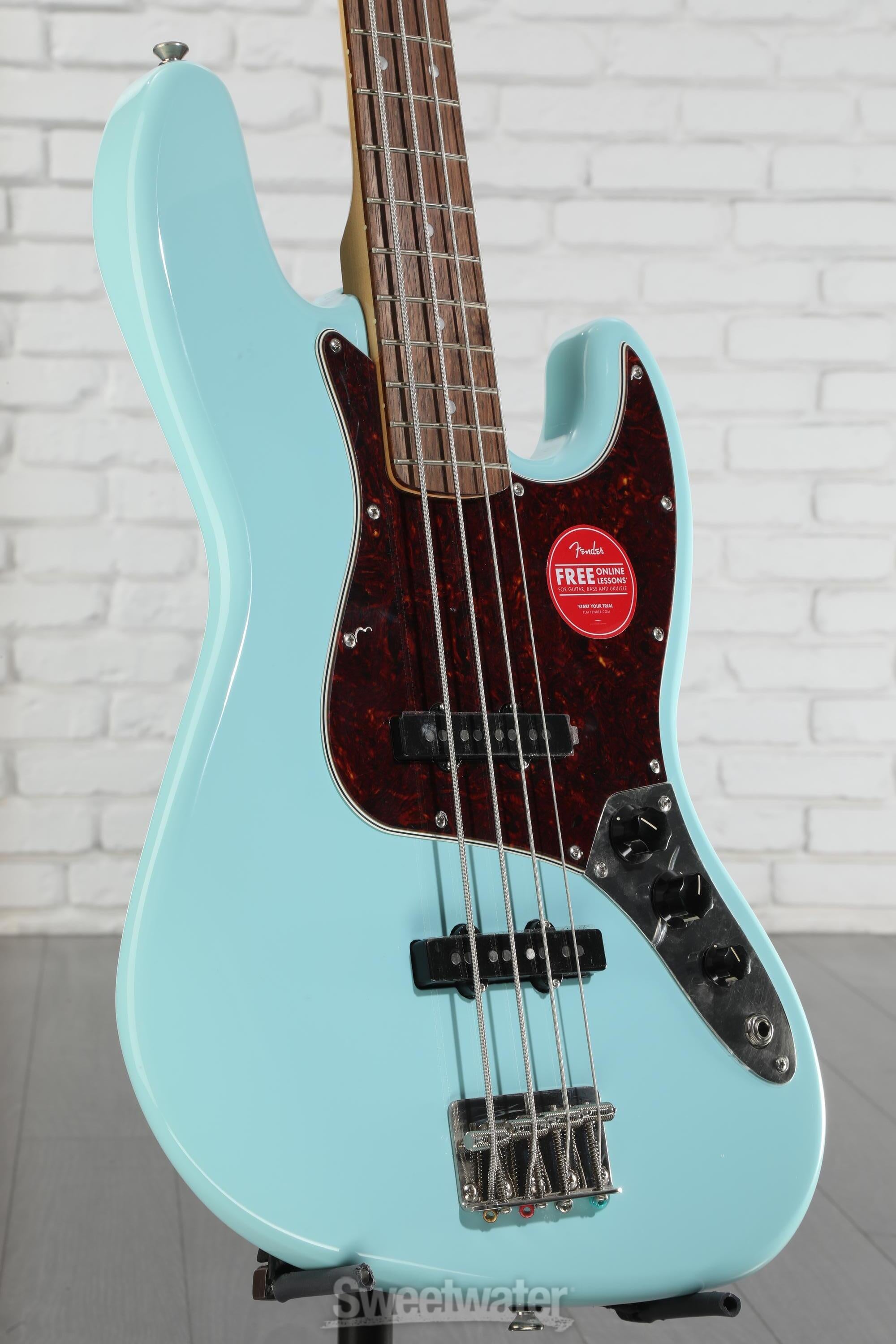Squier　ClassicVibe　60s　 jazzbass Squier Classic Vibe '60s Jazz Bass - Daphne Blue | Sweetwater