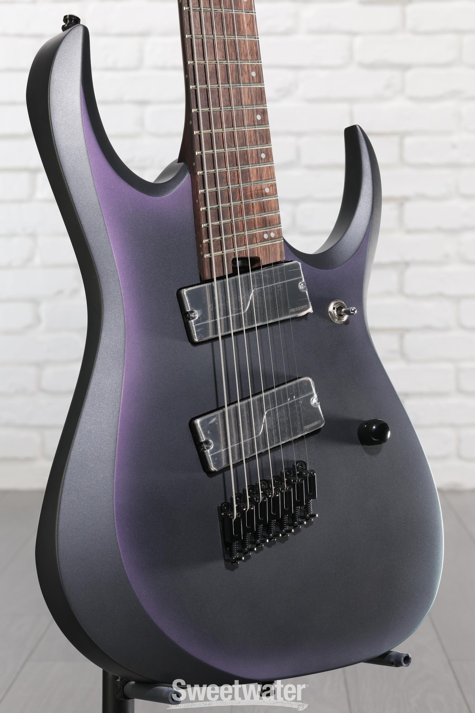 Photo of Ibanez Axion Label RGD71ALMS - Black Aurora Burst Matte