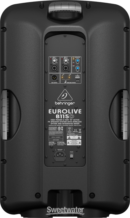 Behringer B115D Package - with Wireless Mics | Sweetwater