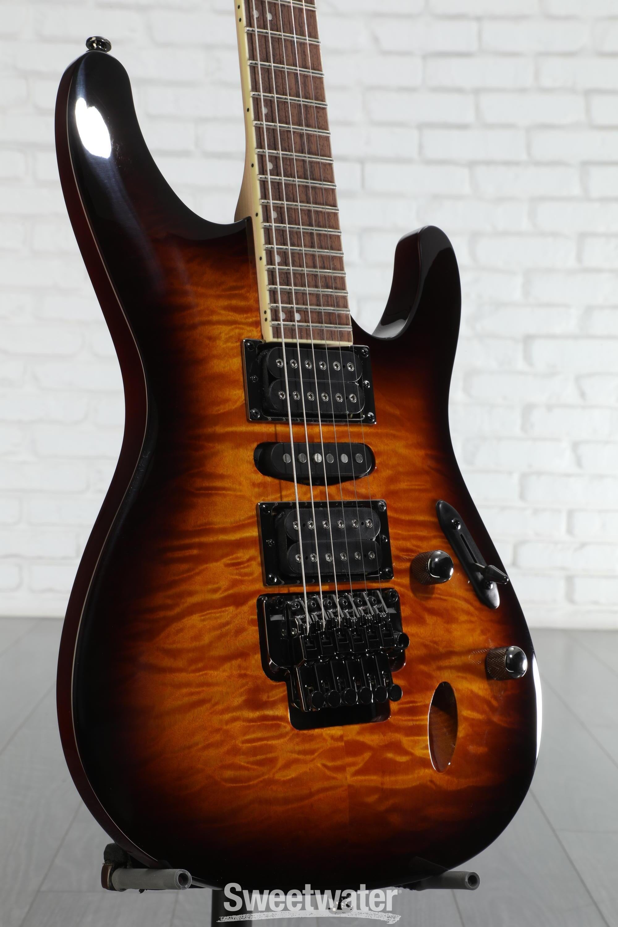 Ibanez S670QM Electric Guitar - Dragon Eye Burst Reviews | Sweetwater